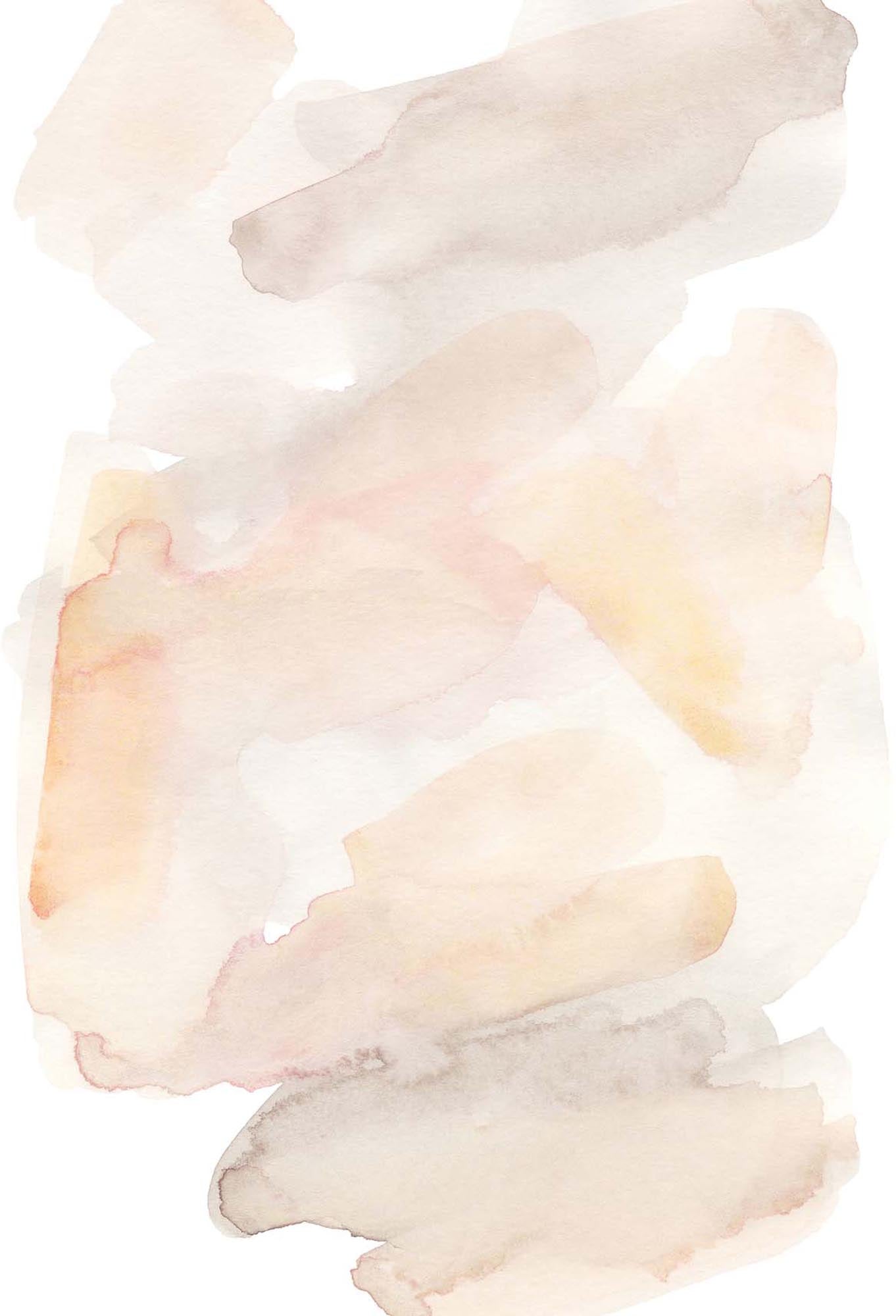 Aquarell Poster in Beige präsentiert im Onlineshop von KAQTU Design AG. Bild ist von Venture Home