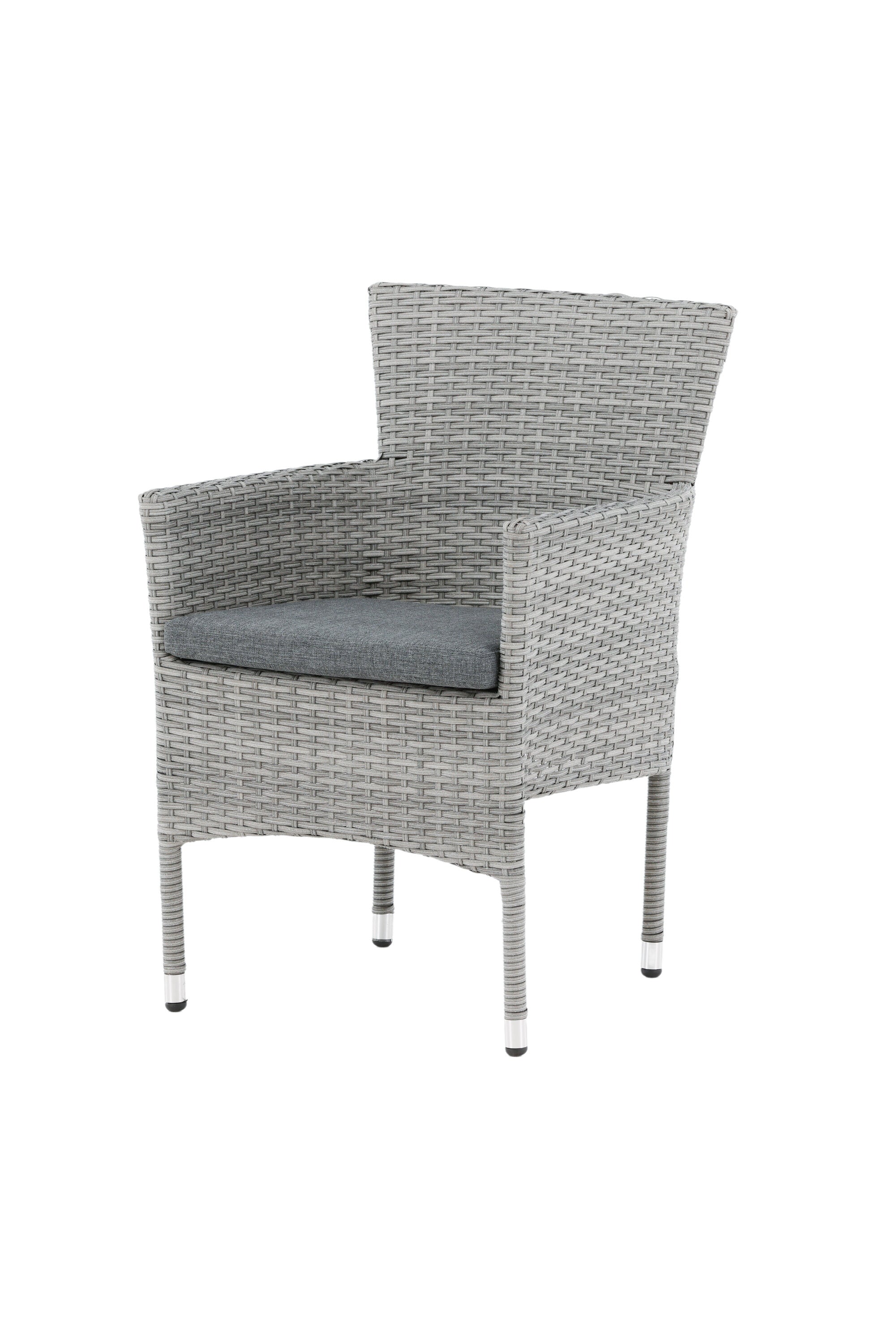 Malina Gartenstuhl in Grau präsentiert im Onlineshop von KAQTU Design AG. Gartenstuhl mit Armlehnen ist von Venture Home