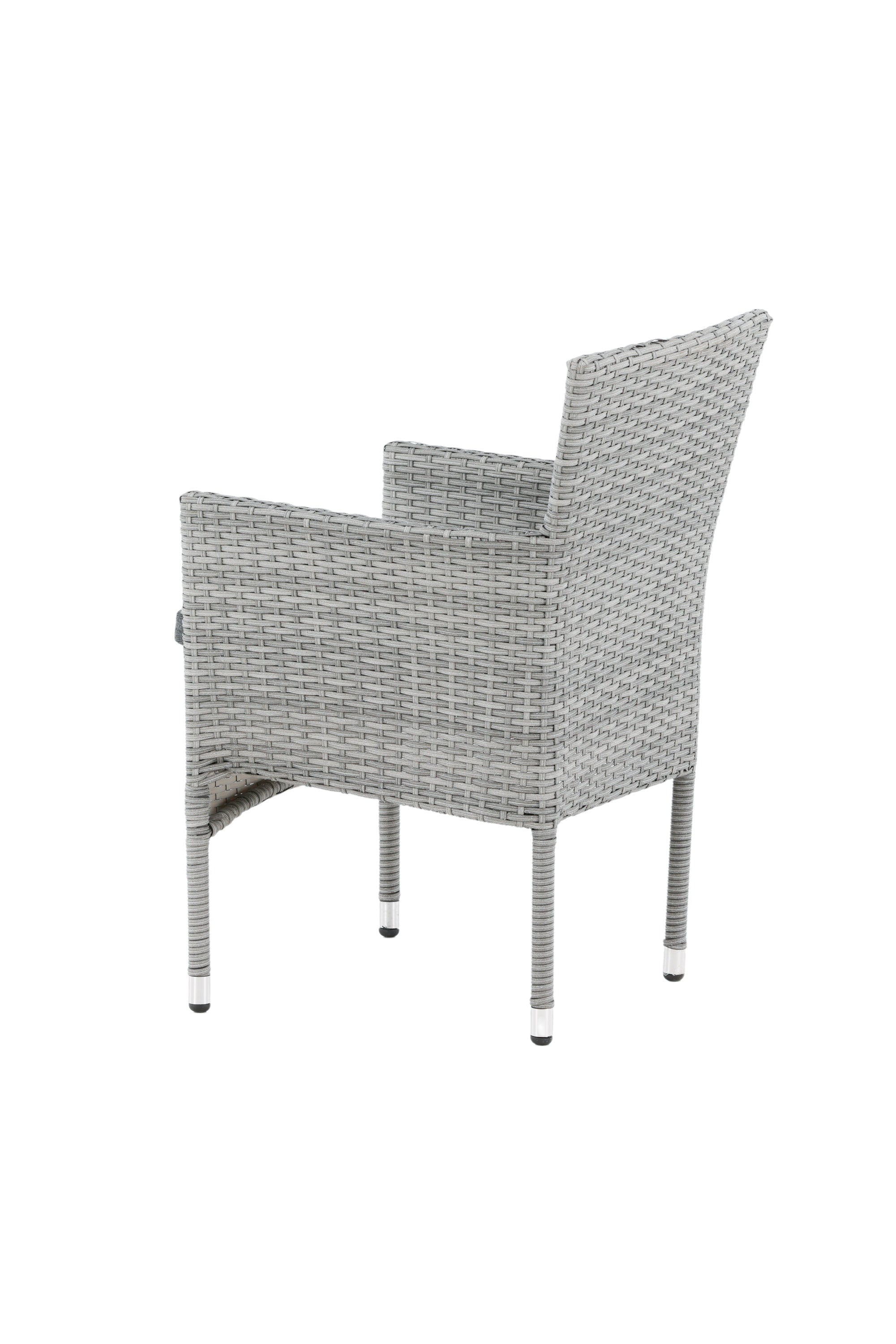 Malina Gartenstuhl in Grau präsentiert im Onlineshop von KAQTU Design AG. Gartenstuhl mit Armlehnen ist von Venture Home