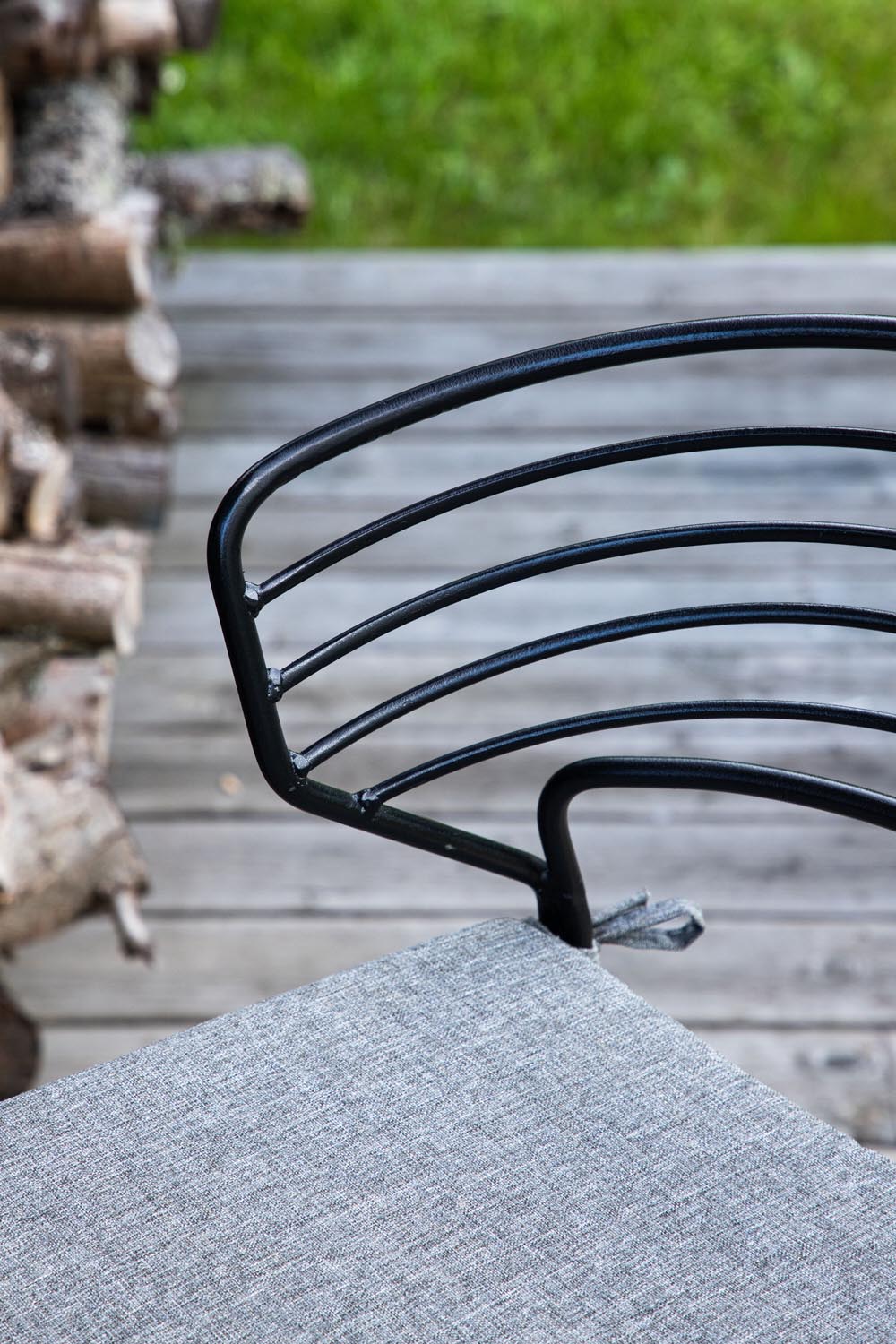 Milano Barstuhl Outdoor in Schwarz präsentiert im Onlineshop von KAQTU Design AG. Outdoor-Barstuhl ist von Venture Home