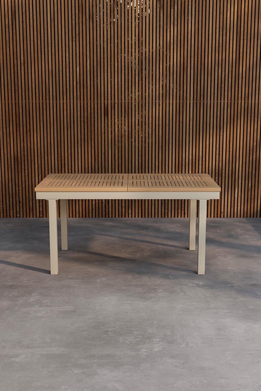 Panama Rechteckiger Esstisch in Natur präsentiert im Onlineshop von KAQTU Design AG. Gartentisch ist von Venture Home