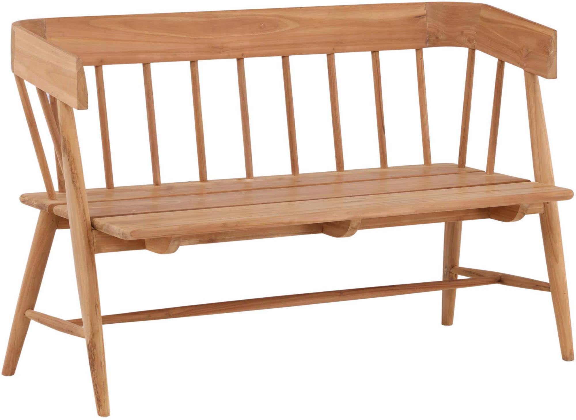 Split Sofa in Natur präsentiert im Onlineshop von KAQTU Design AG. Gartenbank ist von Venture Home