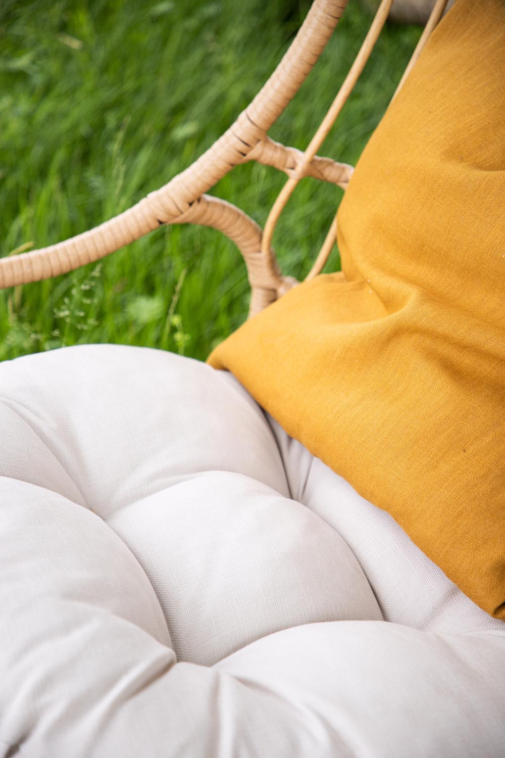 Pulau Hängesessel in Natur präsentiert im Onlineshop von KAQTU Design AG. Hängestuhl ist von Venture Home