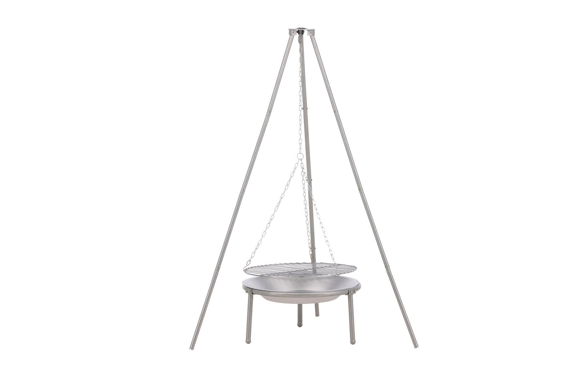 Ukunda Feuerpit in Silber präsentiert im Onlineshop von KAQTU Design AG. Feuerschale ist von Venture Home