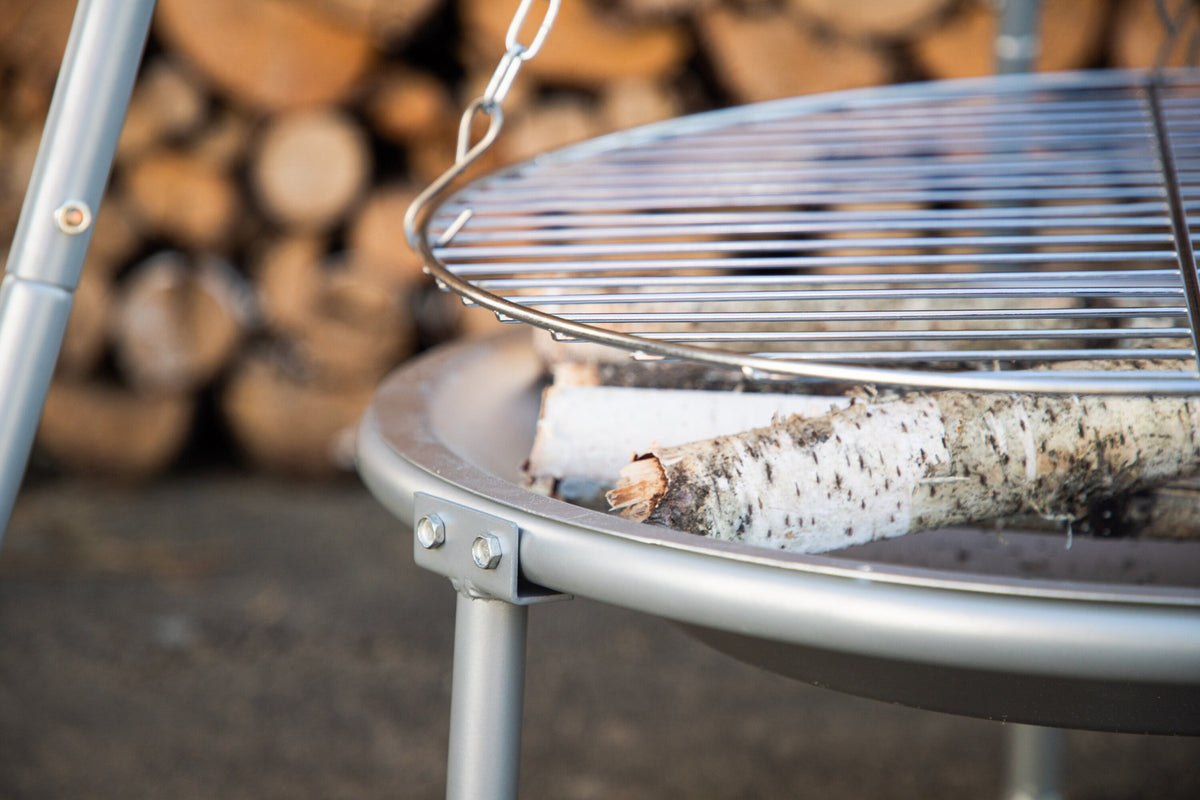Ukunda Feuerpit in Silber präsentiert im Onlineshop von KAQTU Design AG. Feuerschale ist von Venture Home