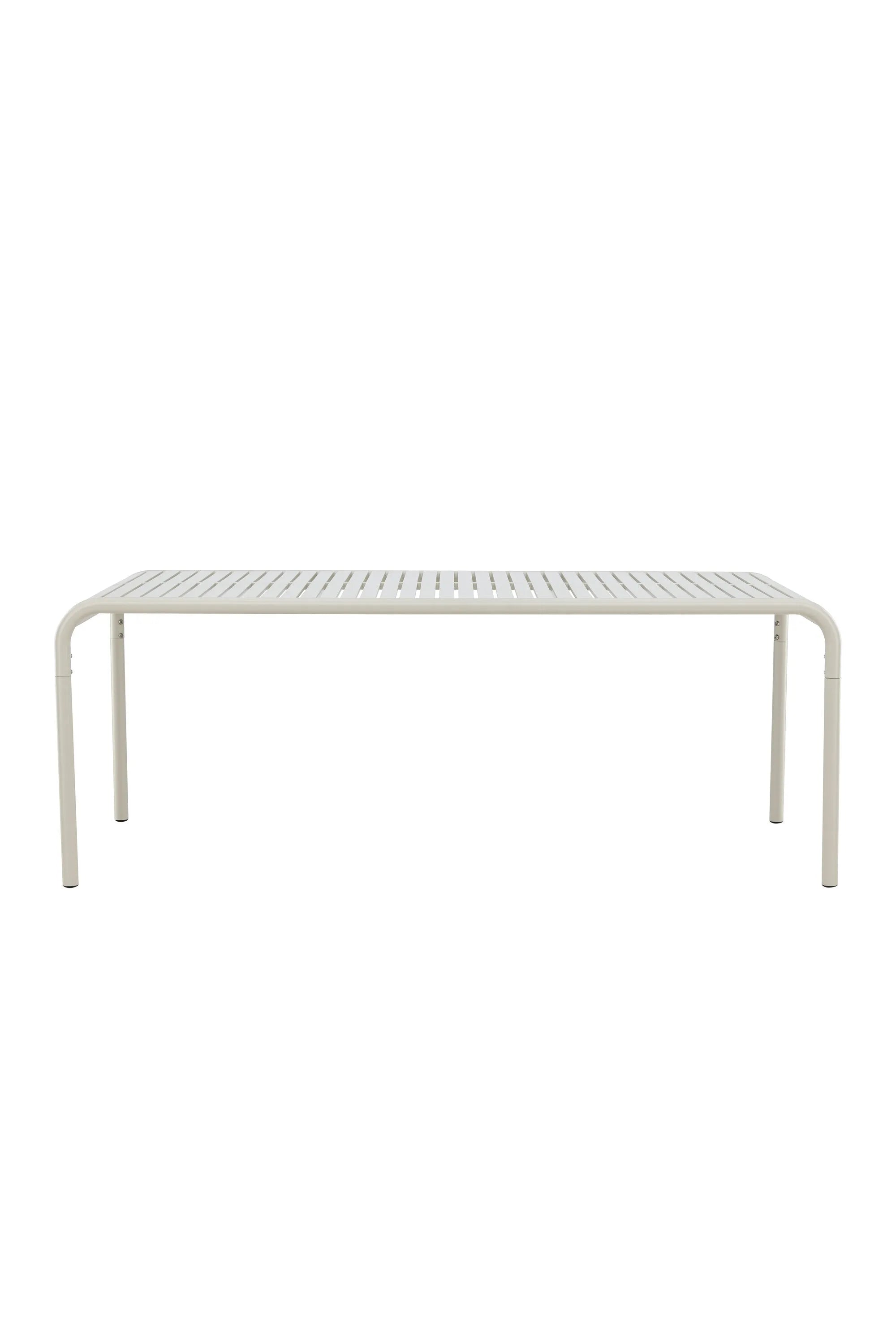 Rechteckiger Gartentisch Borneo von Venture Home, modern und robust, perfekt für elegante Außenbereiche und vielseitig nutzbar.