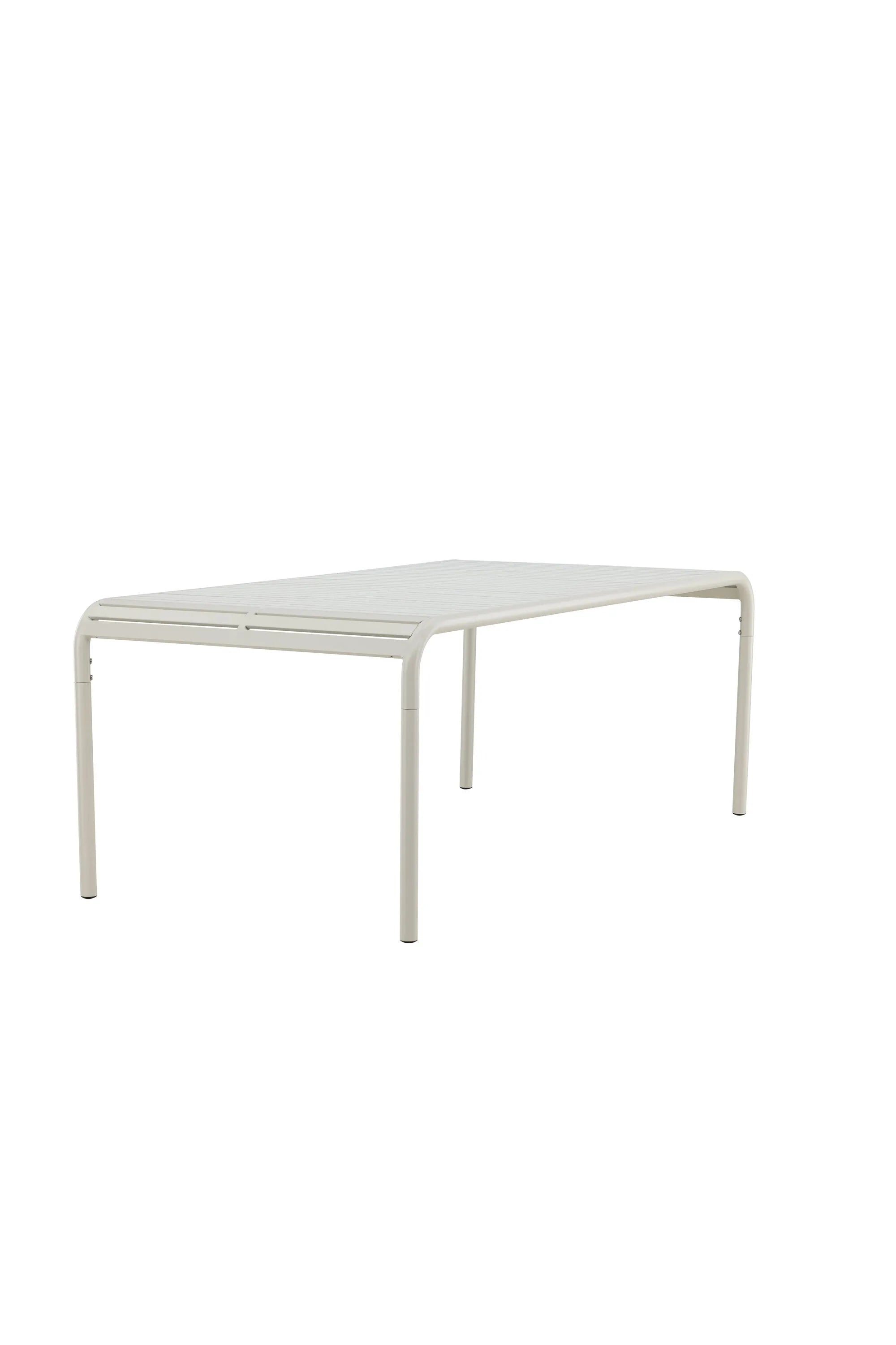 Rechteckiger Gartentisch Borneo von Venture Home, robust und modern, perfekt für elegante Außenbereiche und vielseitige Nutzung.