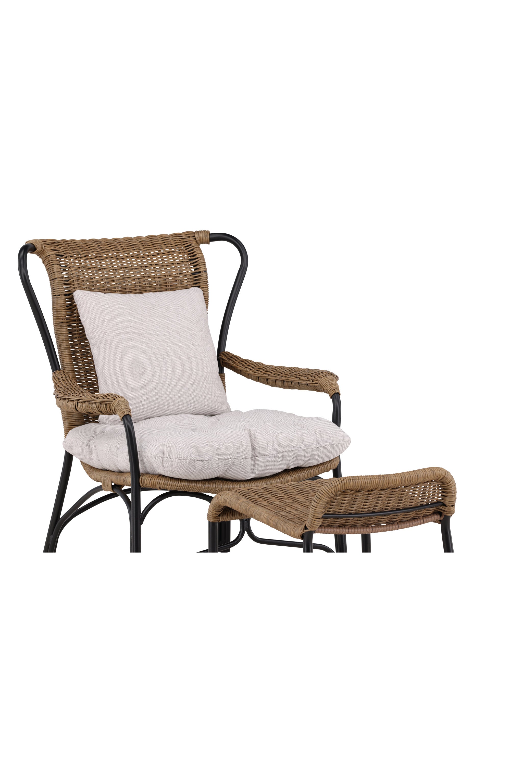 Loreto Lounge Stuhl in Schwarz präsentiert im Onlineshop von KAQTU Design AG. Outdoor-Sessel ist von Venture Home