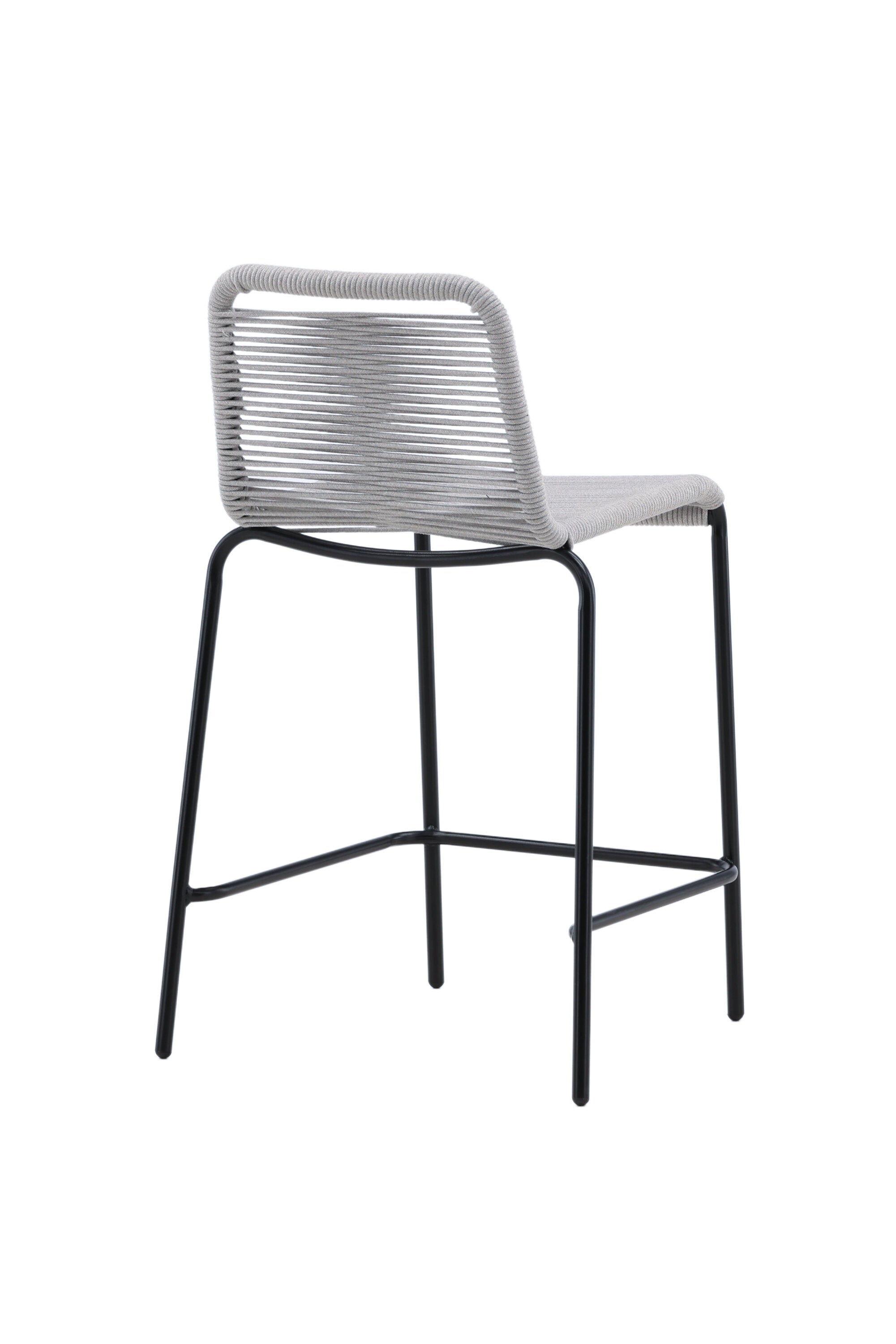 Nettan Barstuhl Outdoor in Hellgrau präsentiert im Onlineshop von KAQTU Design AG. Outdoor-Barstuhl ist von Venture Home