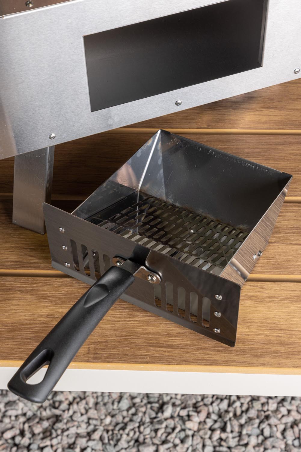 Digos Pizzaofen in Silber präsentiert im Onlineshop von KAQTU Design AG. Pizza ist von Venture Home