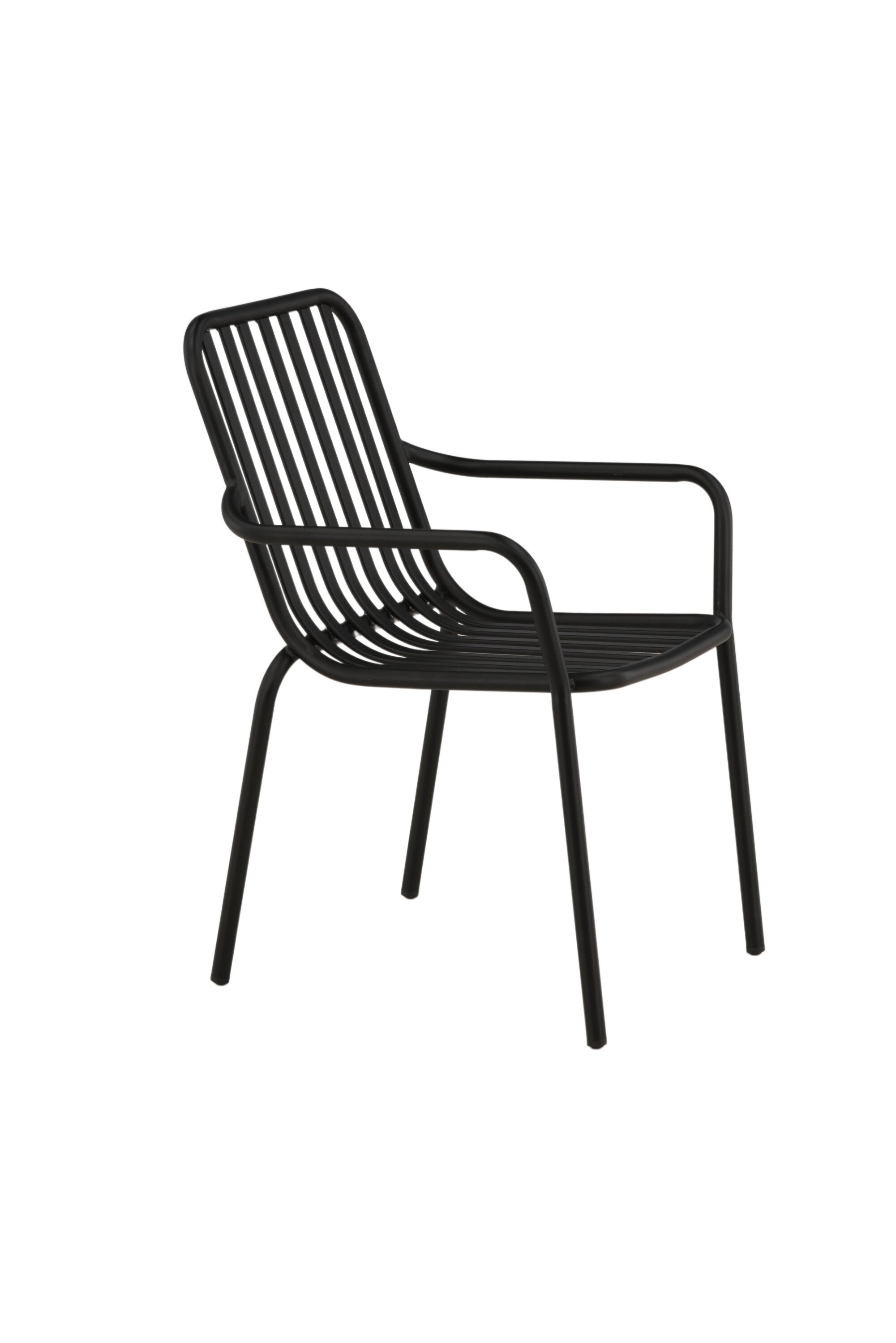 Peking Gartenstuhl in Schwarz präsentiert im Onlineshop von KAQTU Design AG. Gartenstuhl mit Armlehnen ist von Venture Home