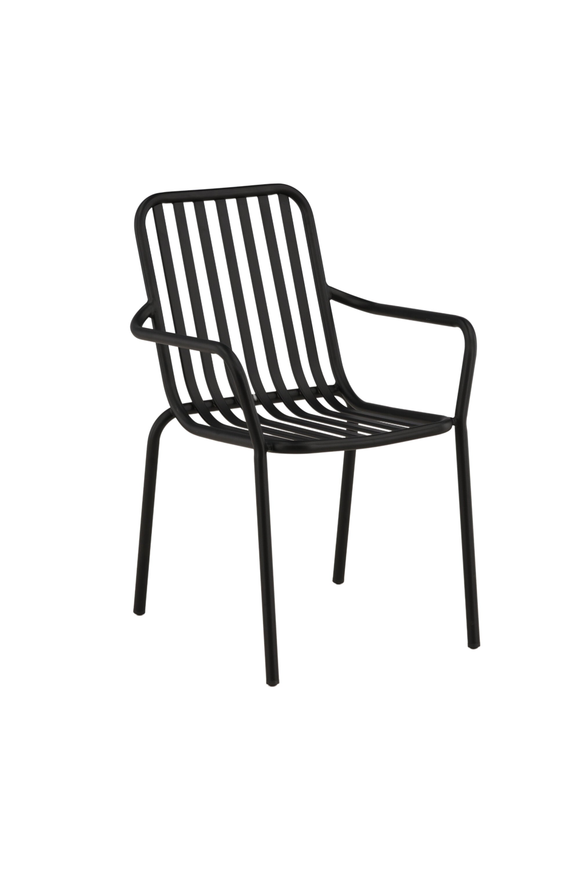 Peking Gartenstuhl in Schwarz präsentiert im Onlineshop von KAQTU Design AG. Gartenstuhl mit Armlehnen ist von Venture Home