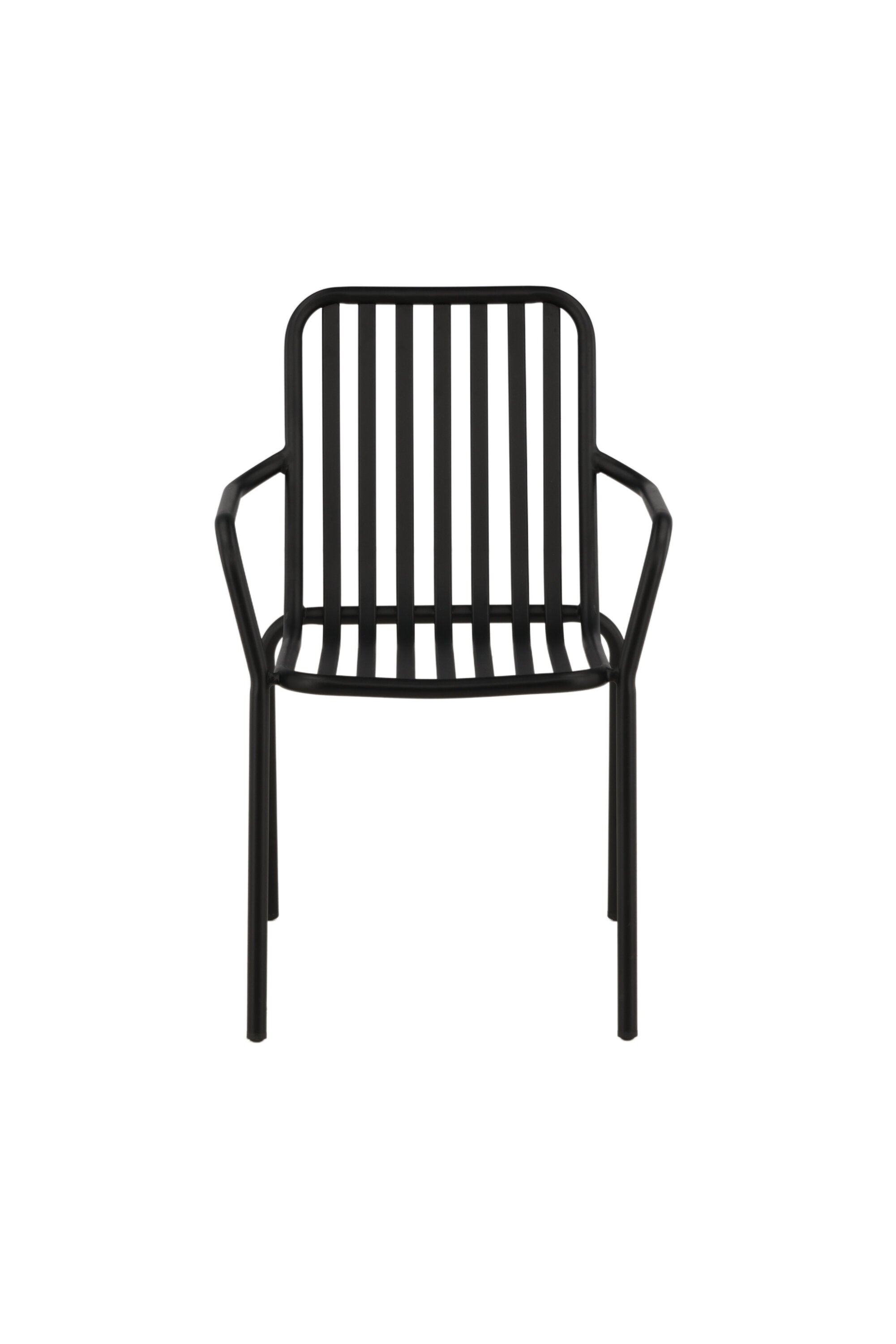 Peking Gartenstuhl in Schwarz präsentiert im Onlineshop von KAQTU Design AG. Gartenstuhl mit Armlehnen ist von Venture Home