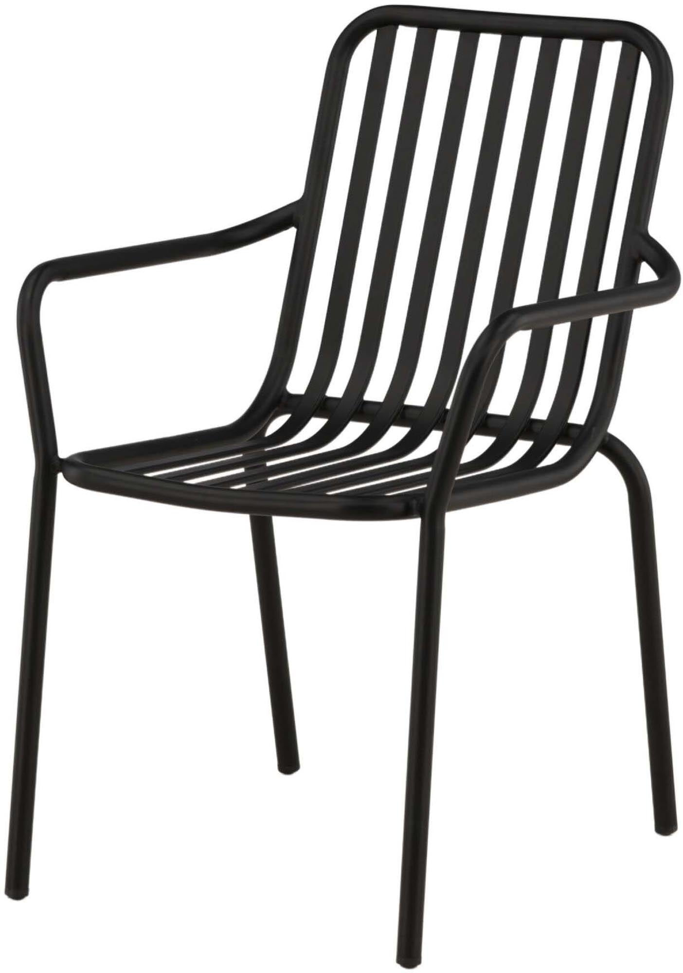 Der Peking Gartenstuhl von Venture Home bietet stilvolles Design und Komfort, perfekt für moderne Aussenbereiche.