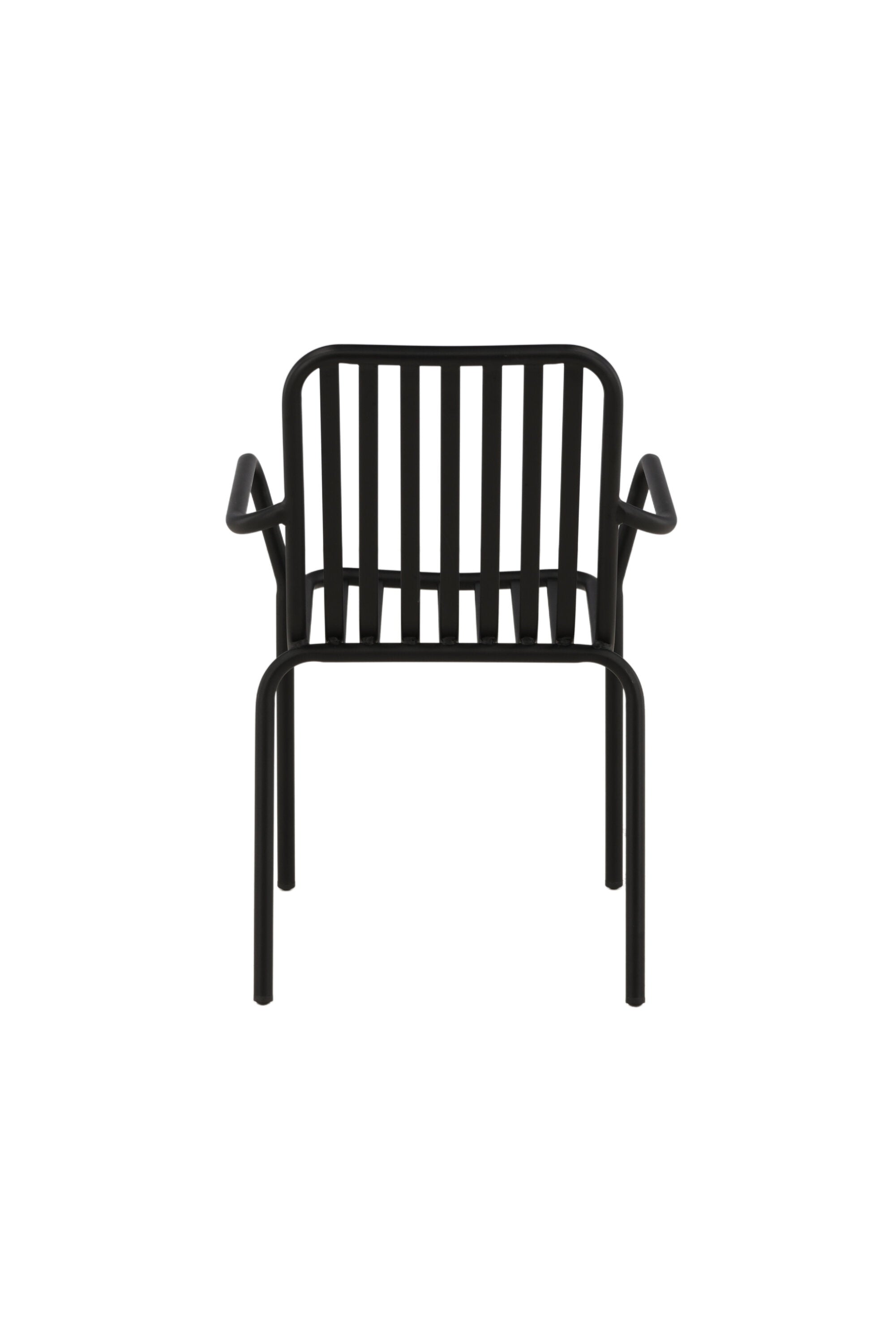 Peking Gartenstuhl in Schwarz präsentiert im Onlineshop von KAQTU Design AG. Gartenstuhl mit Armlehnen ist von Venture Home