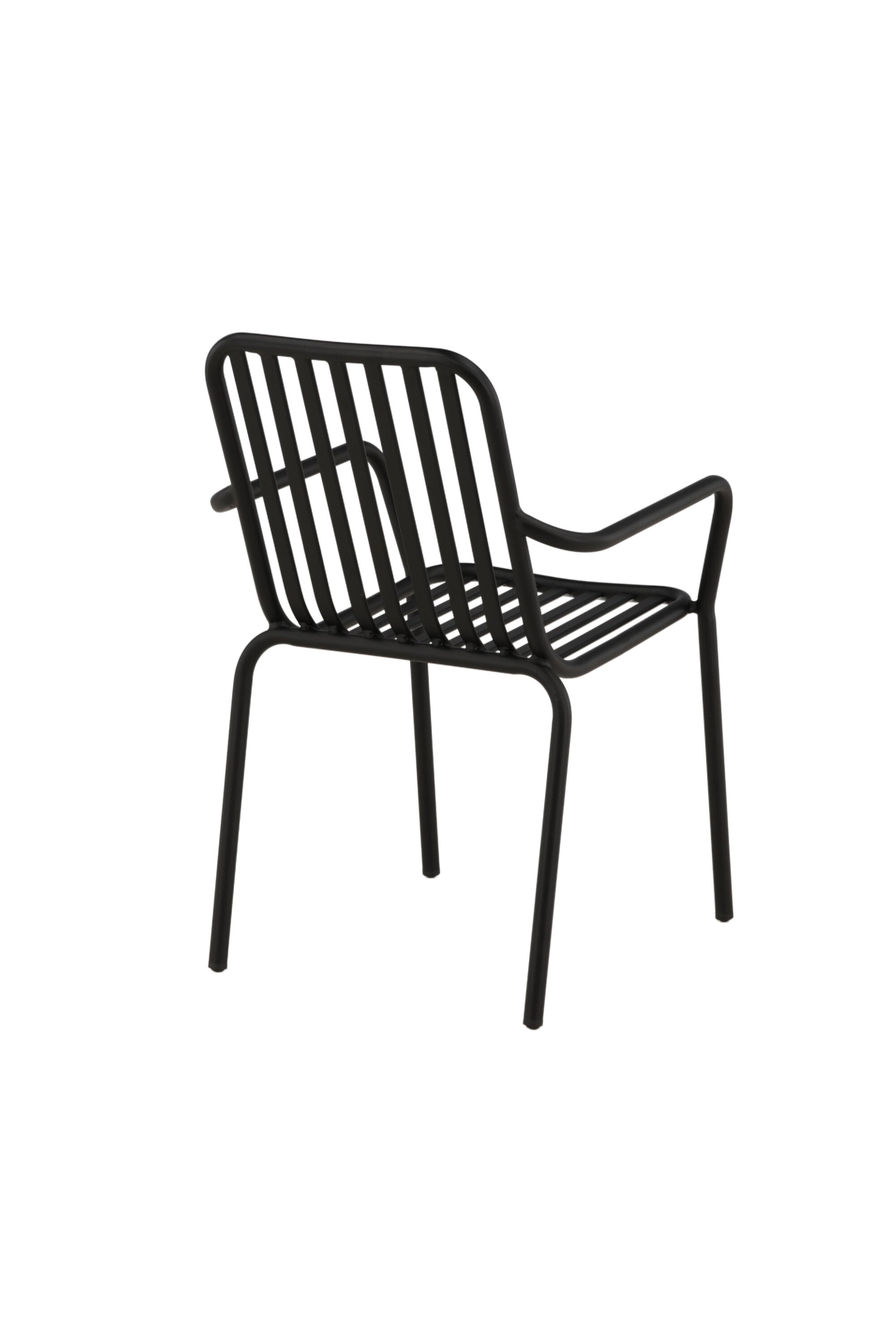 Peking Gartenstuhl in Schwarz präsentiert im Onlineshop von KAQTU Design AG. Gartenstuhl mit Armlehnen ist von Venture Home