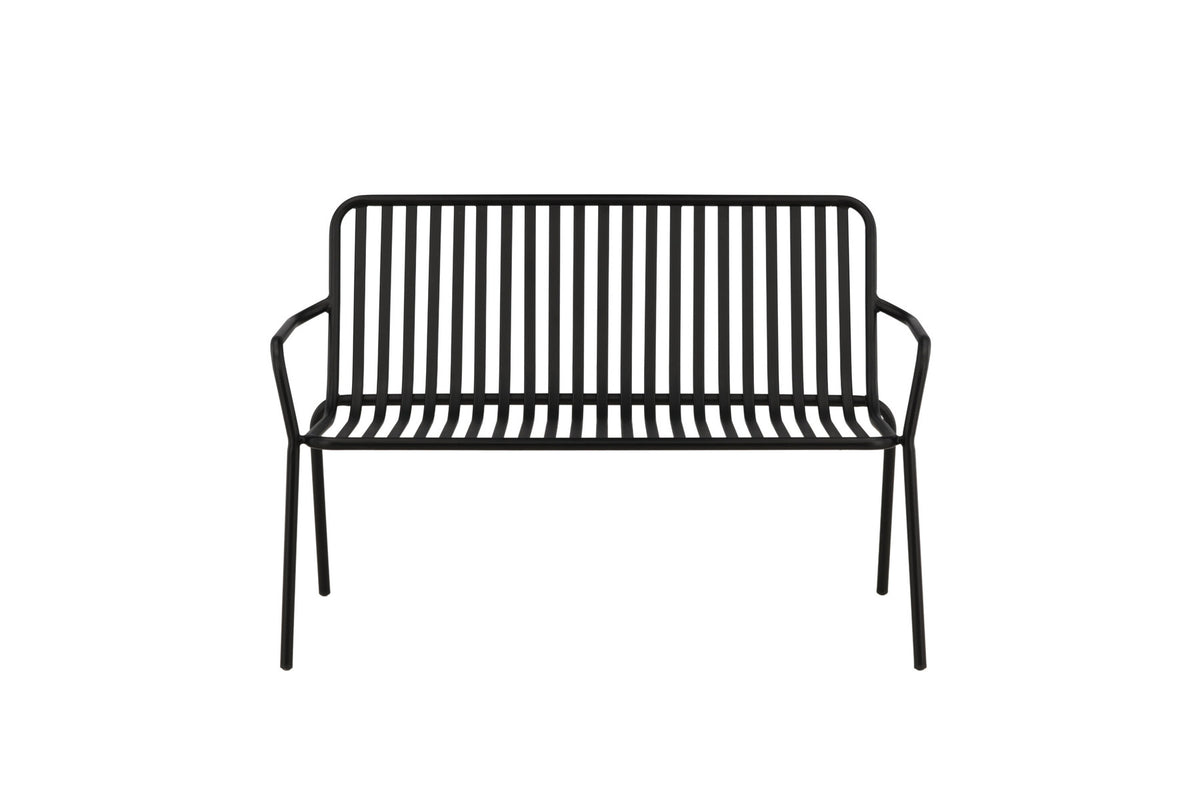 Peking Bank Sofa in Schwarz präsentiert im Onlineshop von KAQTU Design AG. Sitzbank ist von Venture Home
