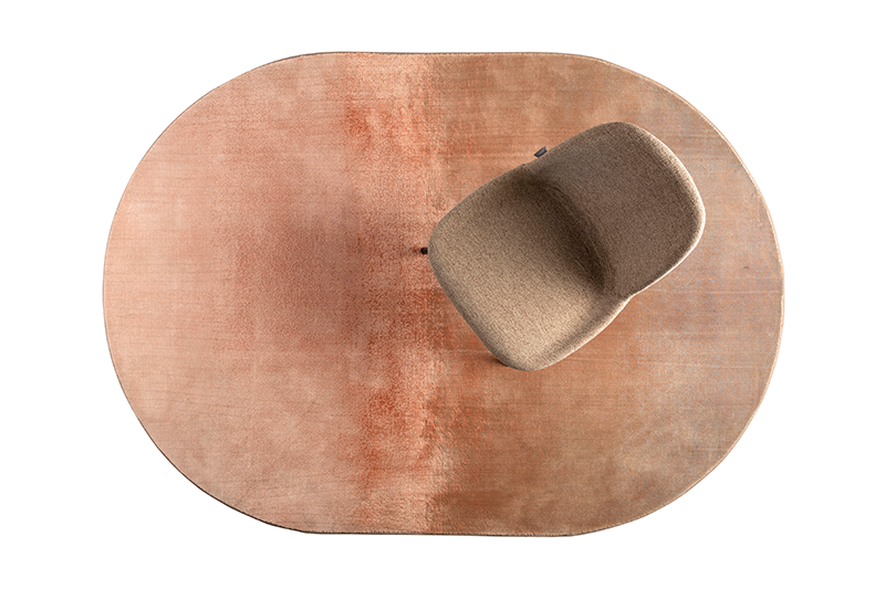Teppich Sunset in Pink präsentiert im Onlineshop von KAQTU Design AG. Teppich ist von Zuiver