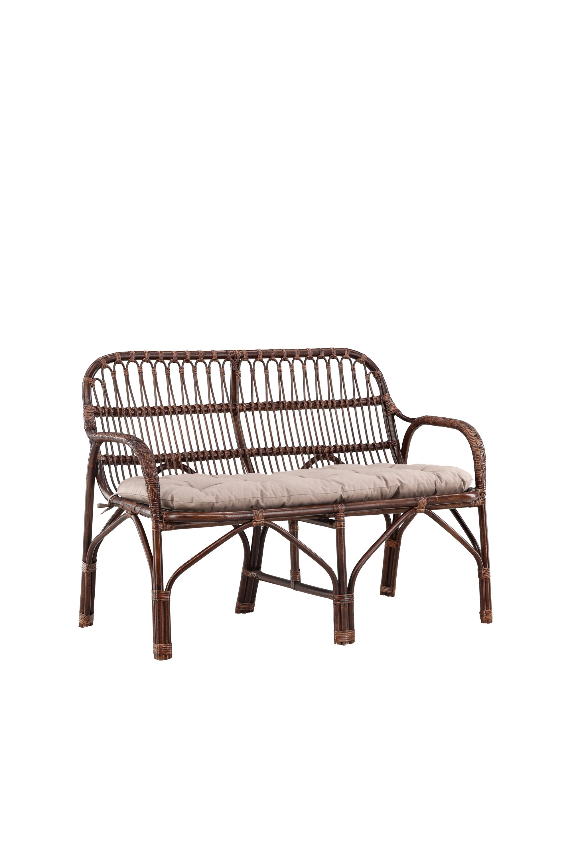 Nella 2-Seat Sofa in Dunkles Walnussholz präsentiert im Onlineshop von KAQTU Design AG. 2er Sofa ist von Venture Home