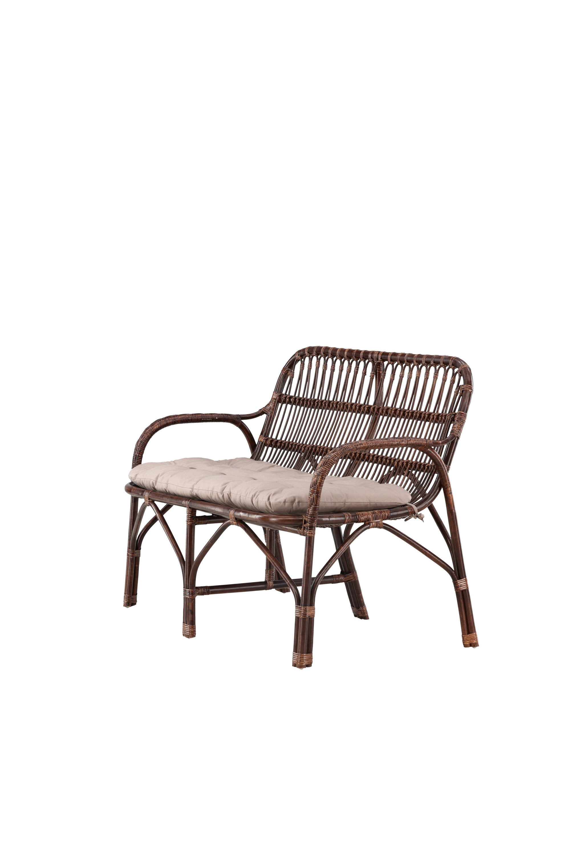 Nella 2-Seat Sofa in Dunkles Walnussholz präsentiert im Onlineshop von KAQTU Design AG. 2er Sofa ist von Venture Home