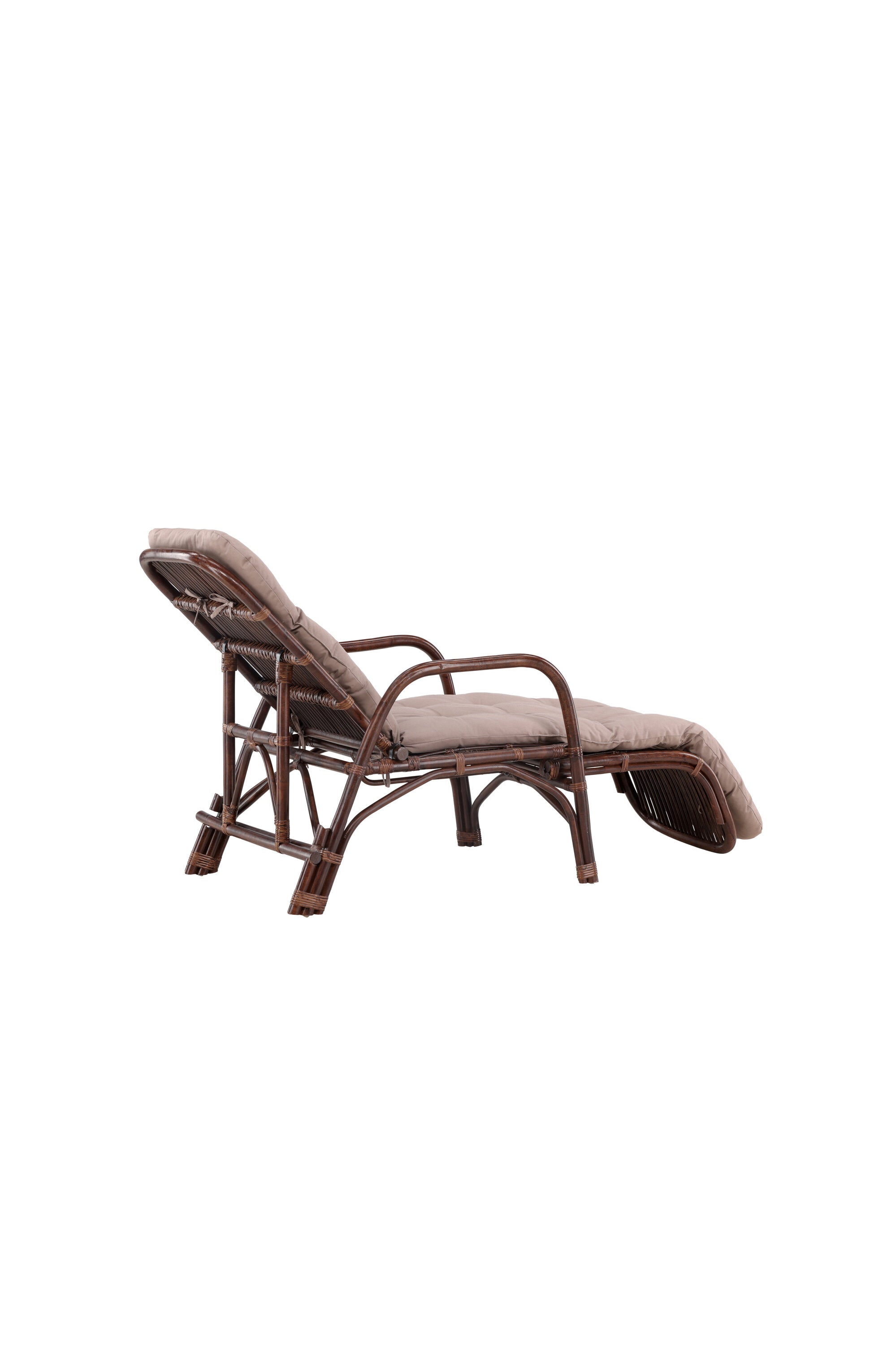 Nella Sonnenliege in Dunkles Walnussholz präsentiert im Onlineshop von KAQTU Design AG. Liegestuhl ist von Venture Home