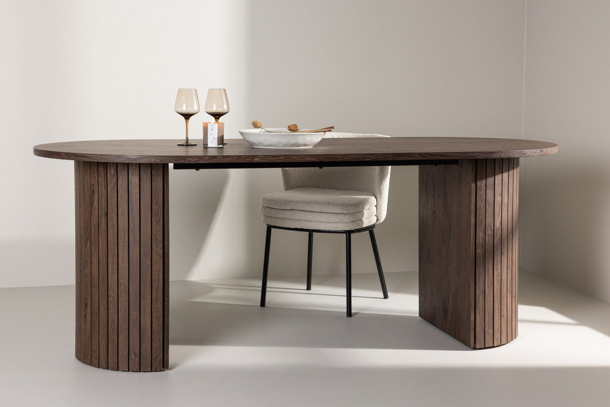 Härön Tisch in Mokka präsentiert im Onlineshop von KAQTU Design AG. Esstisch ist von Venture Home