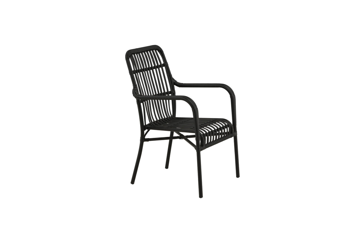 Rizal Stuhl in Schwarz präsentiert im Onlineshop von KAQTU Design AG. Outdoor-Sessel ist von Venture Home