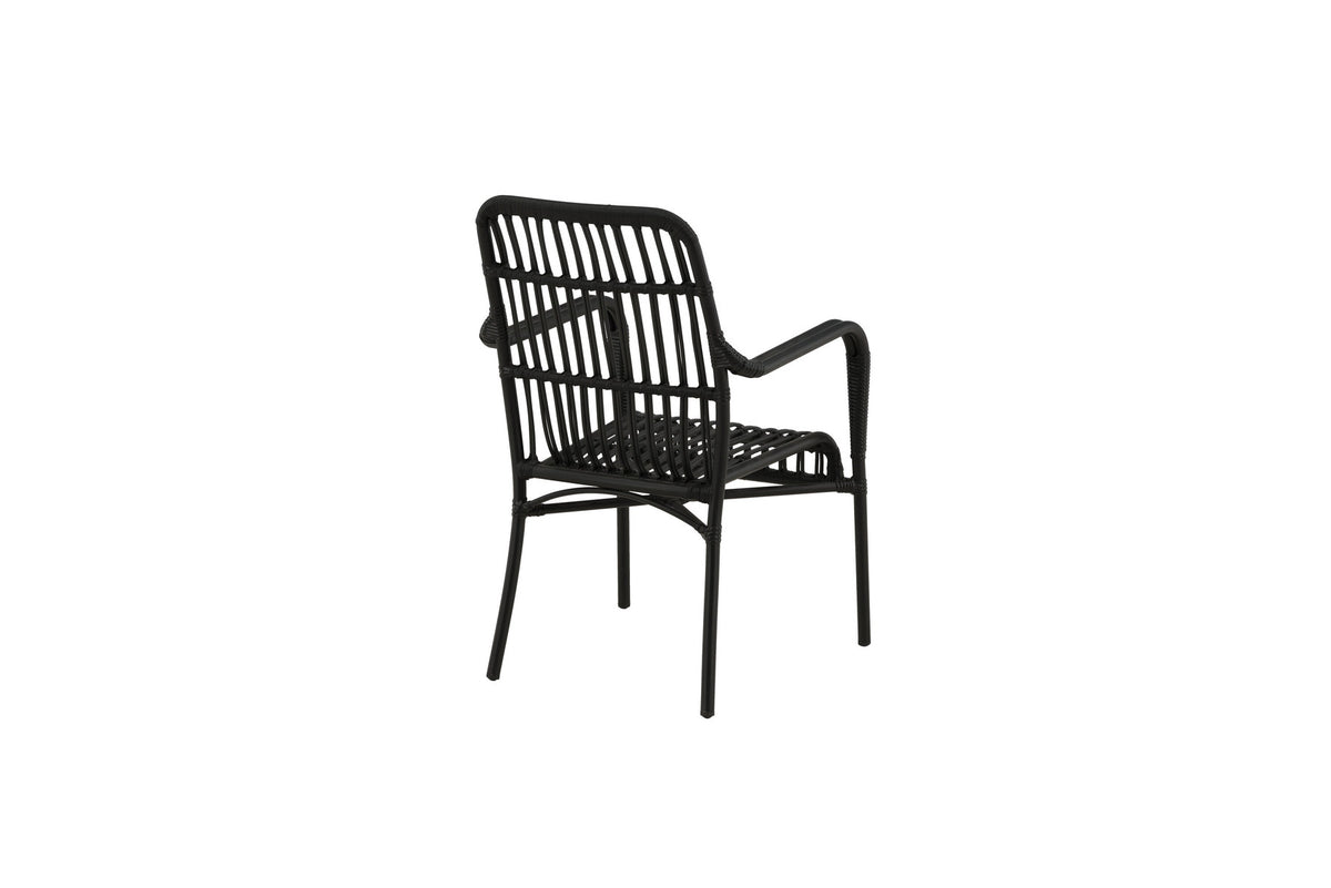 Rizal Stuhl in Schwarz präsentiert im Onlineshop von KAQTU Design AG. Outdoor-Sessel ist von Venture Home