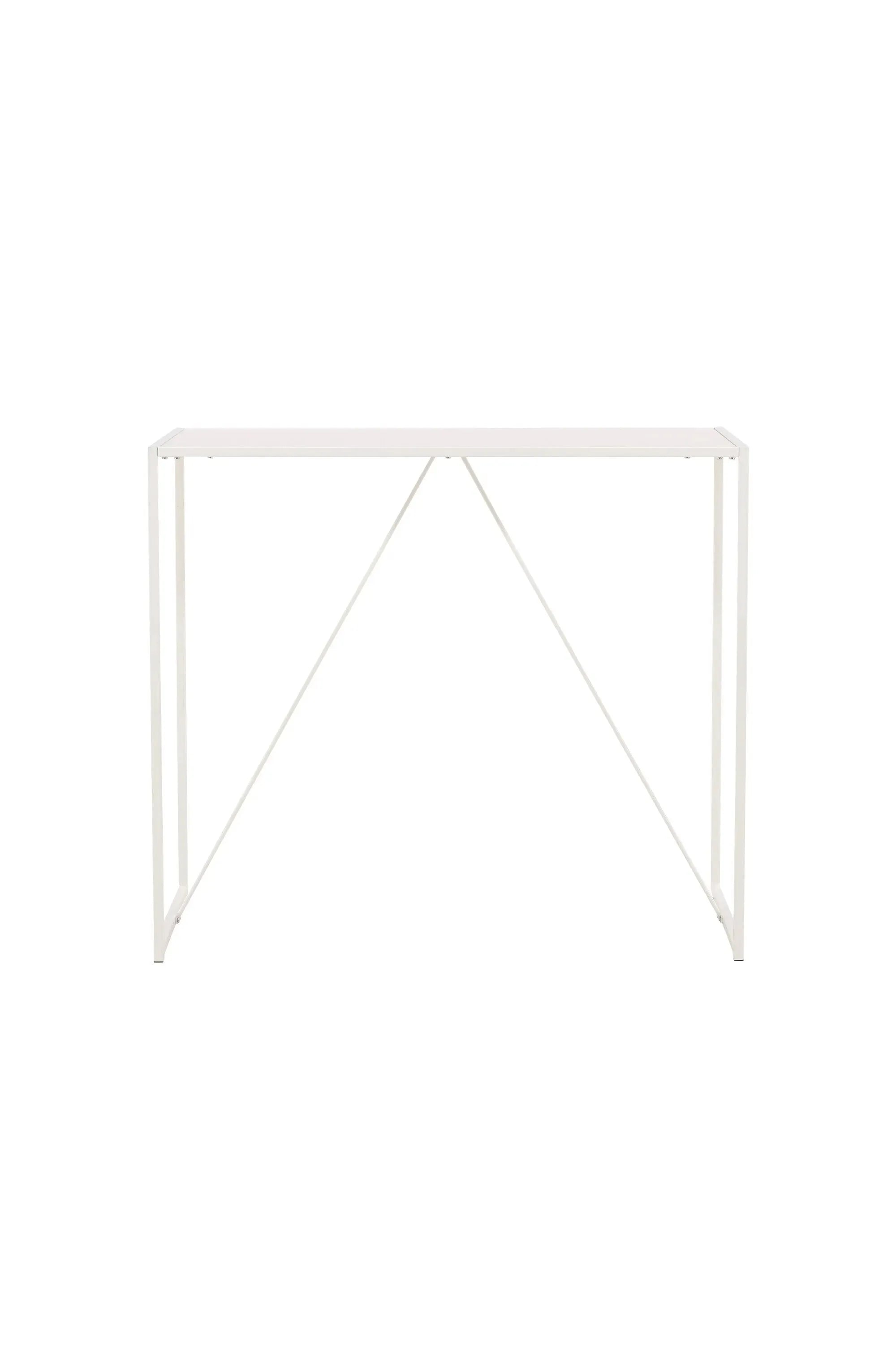 Der Brea Esstisch von Venture Home vereint Eleganz und Funktionalität in beige, mit stabilen Stahlbeinen und MDF-Oberfläche.