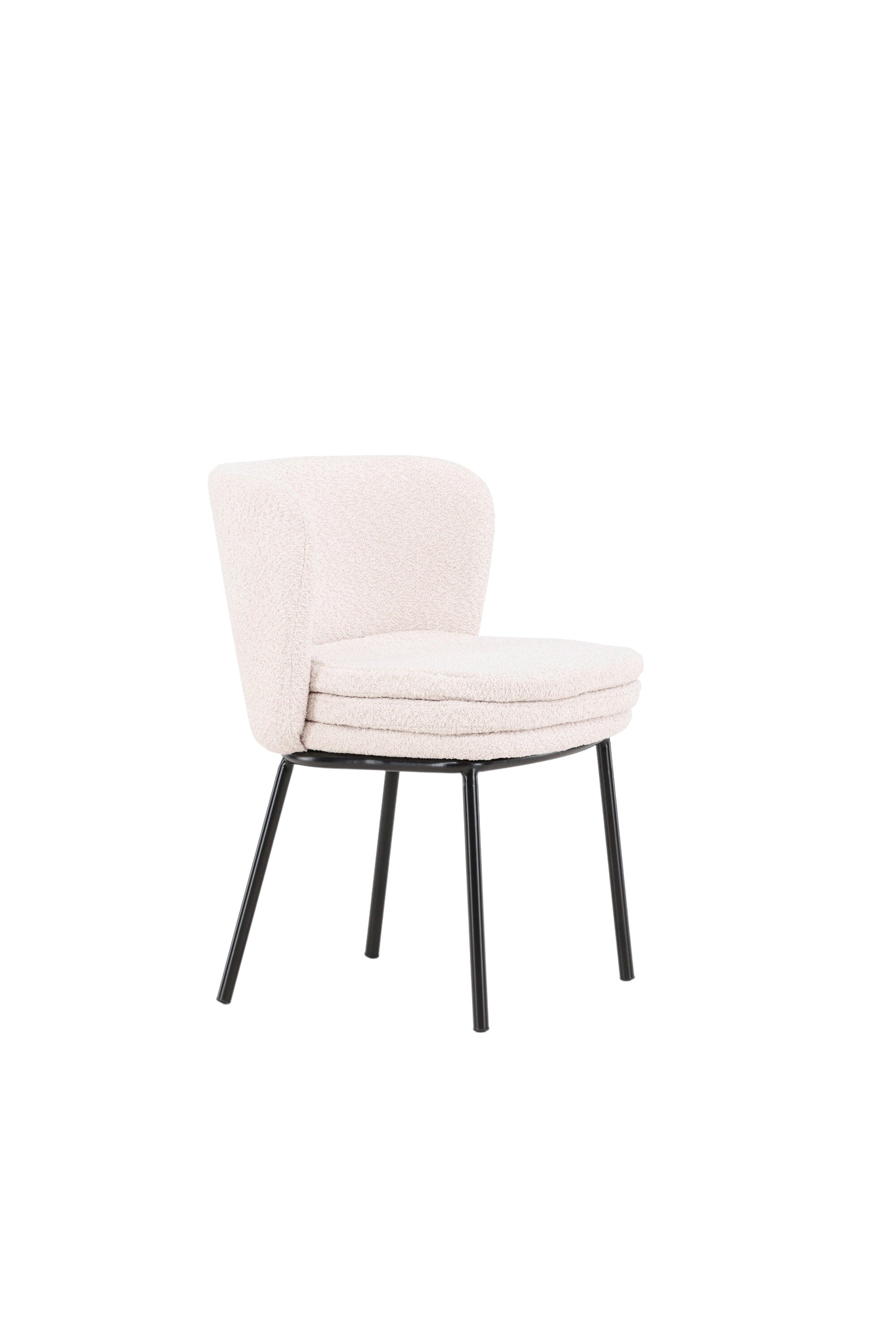 Agnes Esszimmerstuhl in Schwarz-Weiss präsentiert im Onlineshop von KAQTU Design AG. Schalenstuhl ist von Venture Home