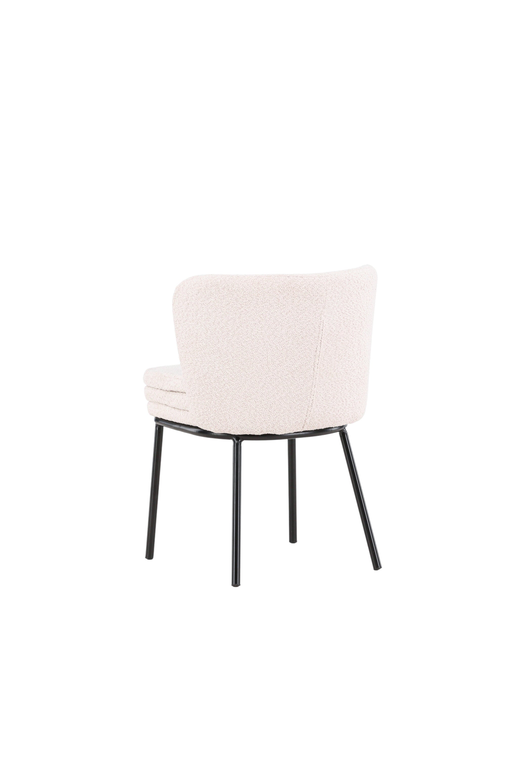 Agnes Esszimmerstuhl in Schwarz-Weiss präsentiert im Onlineshop von KAQTU Design AG. Schalenstuhl ist von Venture Home