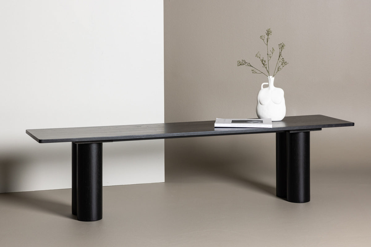 Olivia Bank in Schwarz präsentiert im Onlineshop von KAQTU Design AG. Sitzbank ist von Venture Home