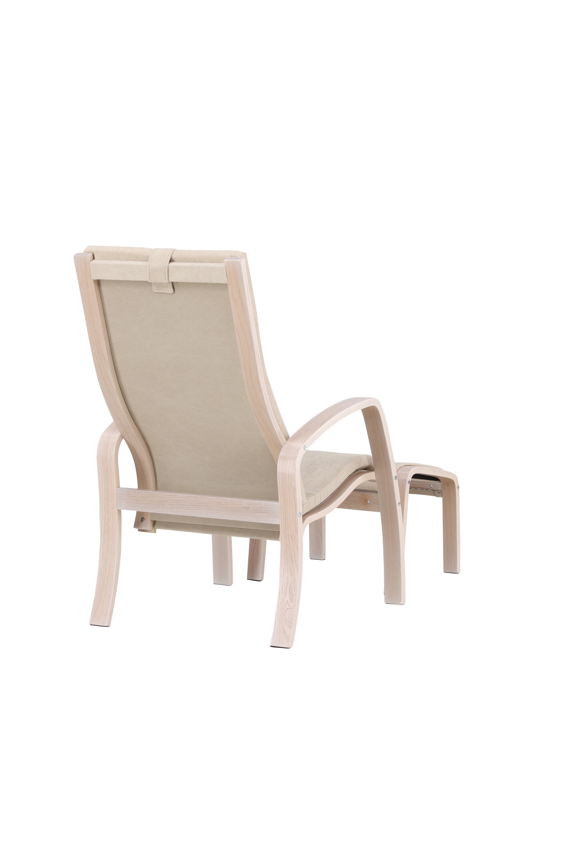 Grötö Lounge Stuhl in Hellgrau/ Weisswäsche präsentiert im Onlineshop von KAQTU Design AG. Sessel ist von Venture Home