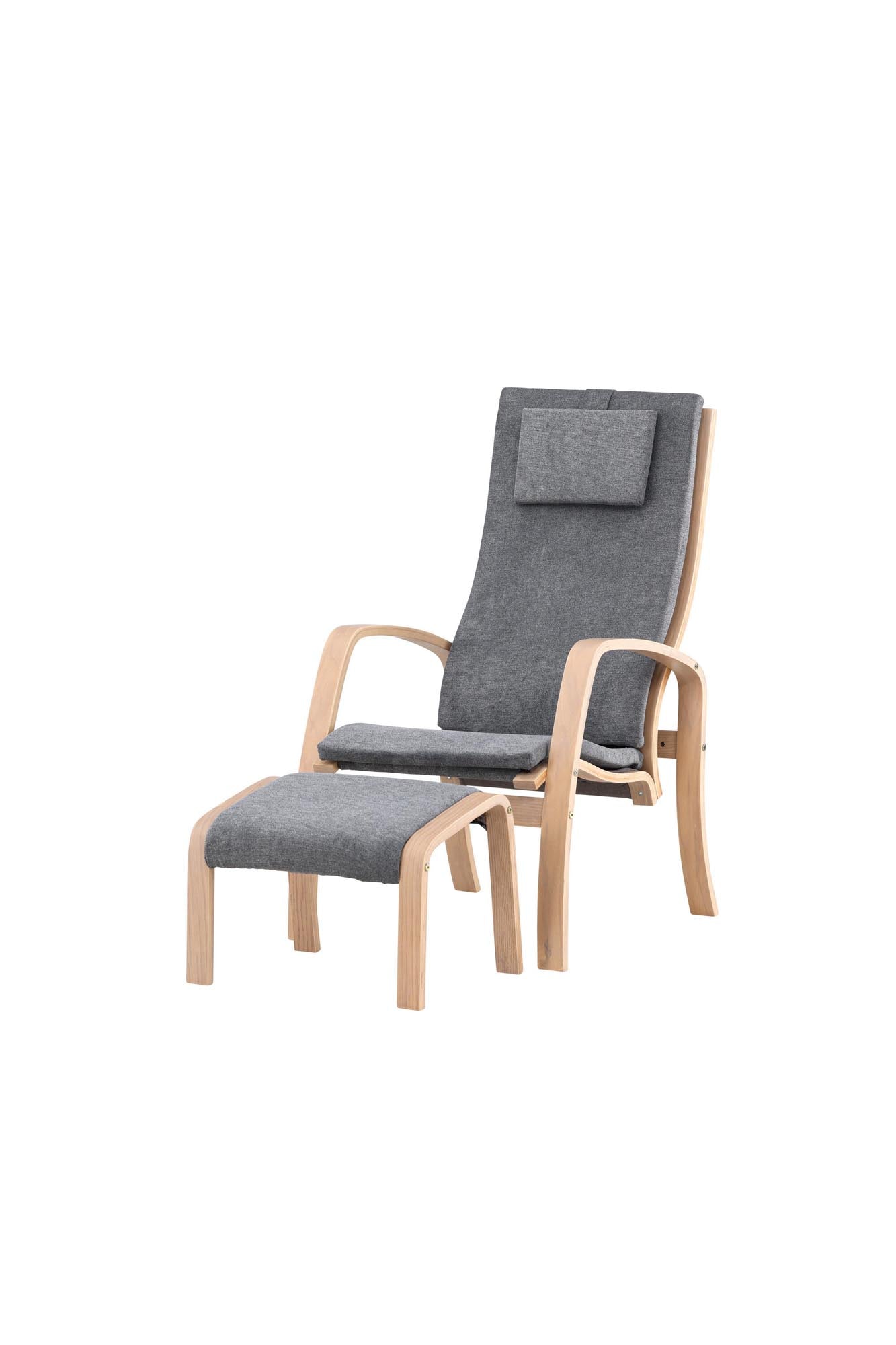 Grötö Lounge Stuhl in Beige/Dunkelgrau präsentiert im Onlineshop von KAQTU Design AG. Sessel ist von Venture Home