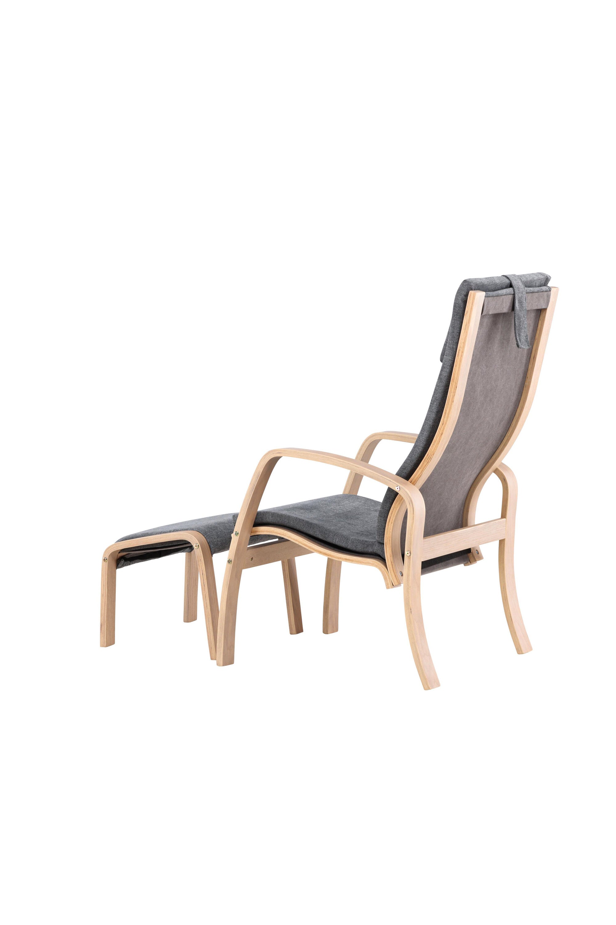 Grötö Lounge Stuhl in Beige/Dunkelgrau präsentiert im Onlineshop von KAQTU Design AG. Sessel ist von Venture Home