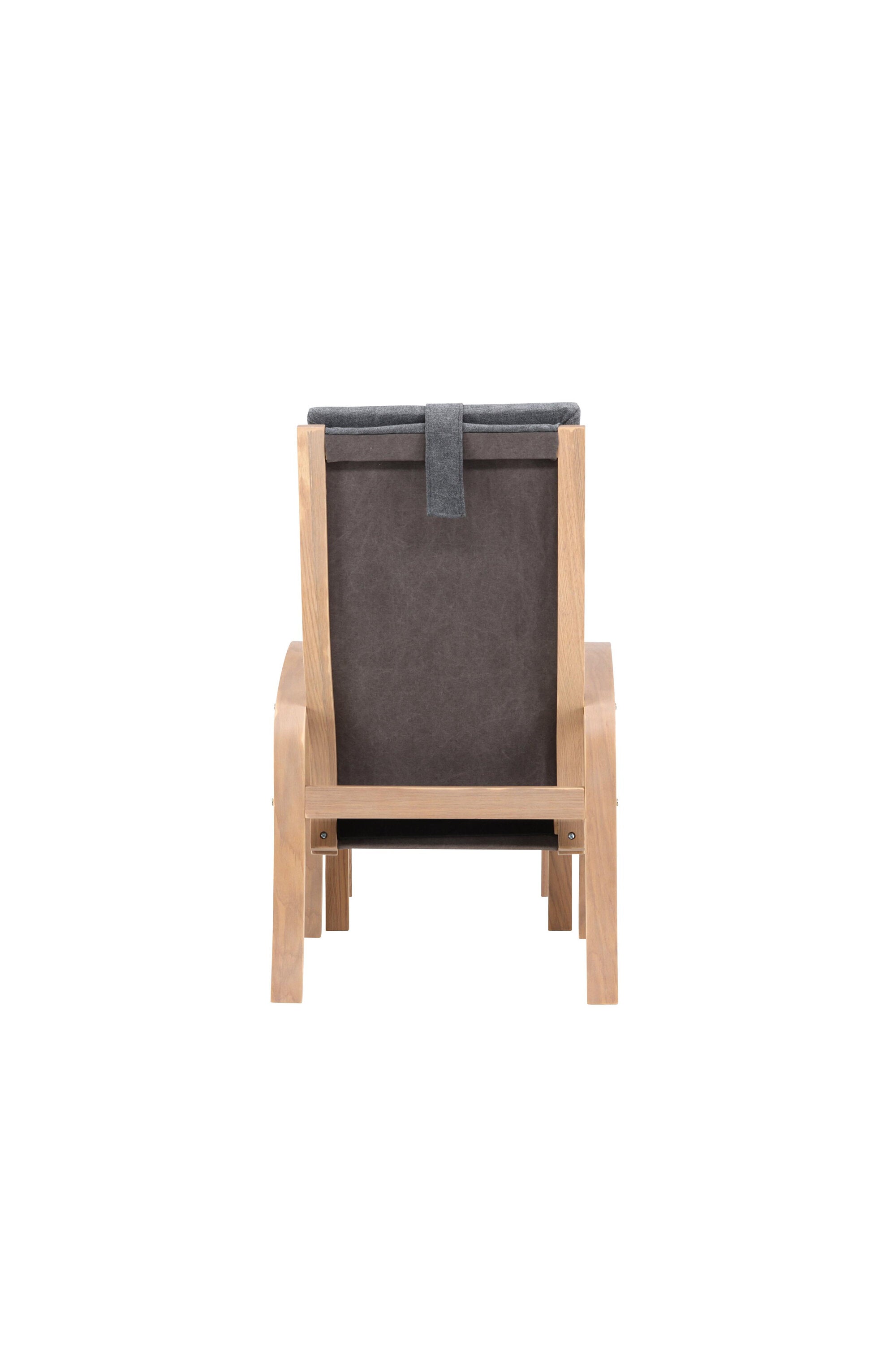 Grötö Lounge Stuhl in Beige/Dunkelgrau präsentiert im Onlineshop von KAQTU Design AG. Sessel ist von Venture Home