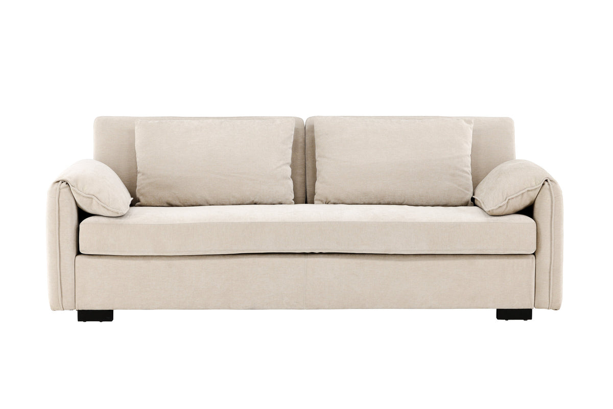 Malva 3-Seat Sofa in Schwarz/Beige präsentiert im Onlineshop von KAQTU Design AG. 3er Sofa ist von Venture Home