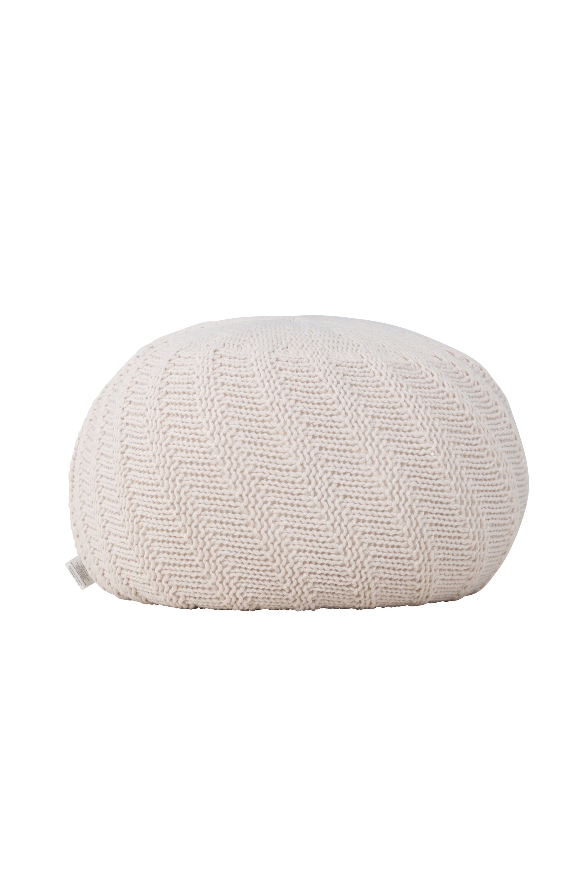 Pouf Ted in Offwhite präsentiert im Onlineshop von KAQTU Design AG. Pouf ist von Venture Home