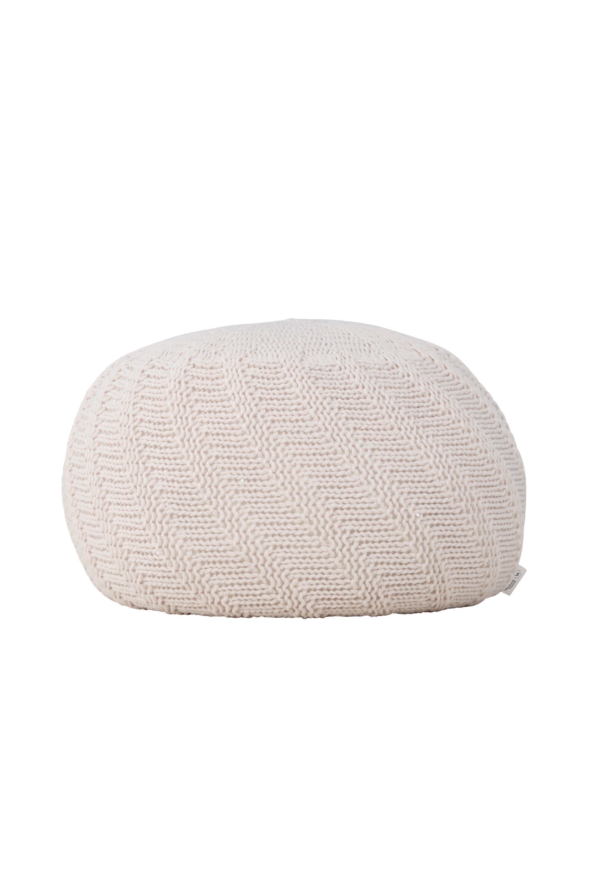 Pouf Ted in Offwhite präsentiert im Onlineshop von KAQTU Design AG. Pouf ist von Venture Home