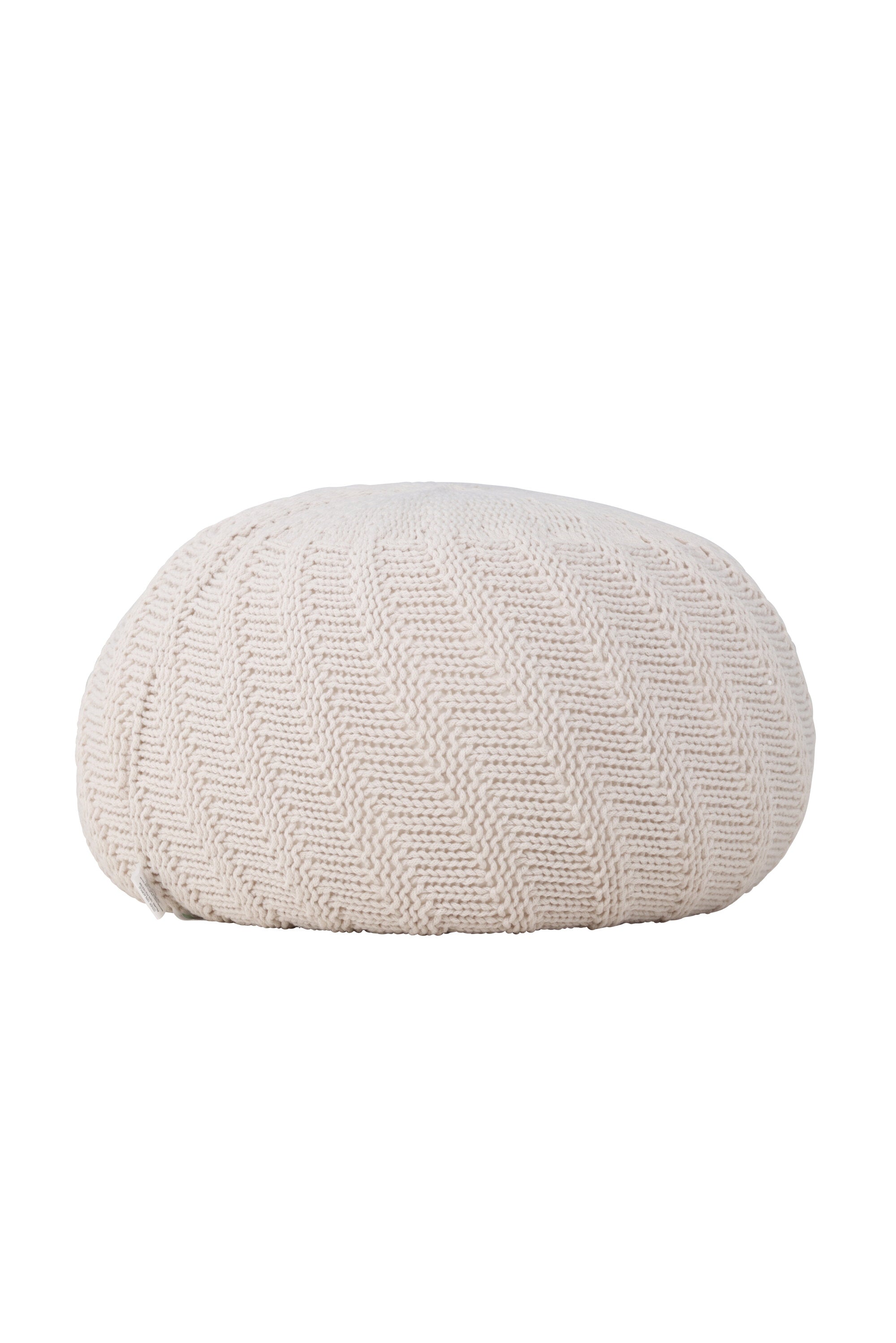Pouf Ted in Offwhite präsentiert im Onlineshop von KAQTU Design AG. Pouf ist von Venture Home