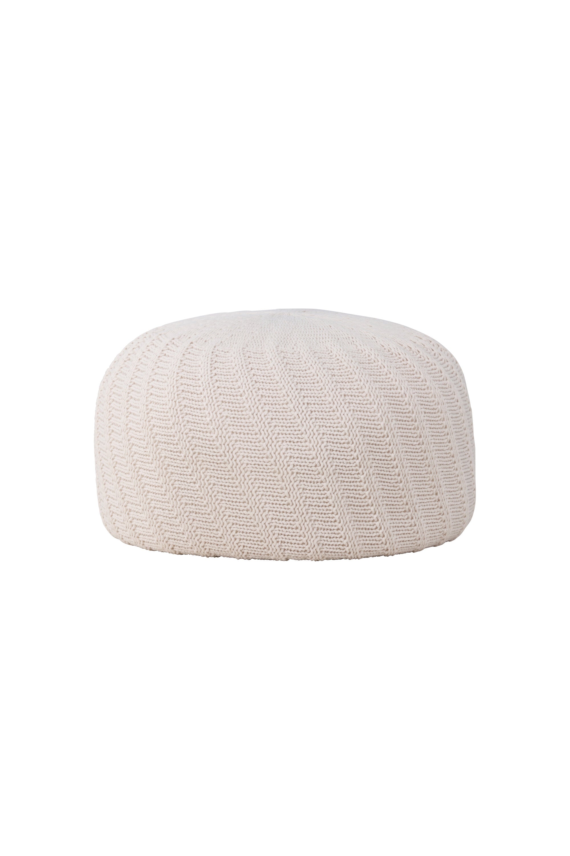 Pouf Ted in Offwhite präsentiert im Onlineshop von KAQTU Design AG. Pouf ist von Venture Home
