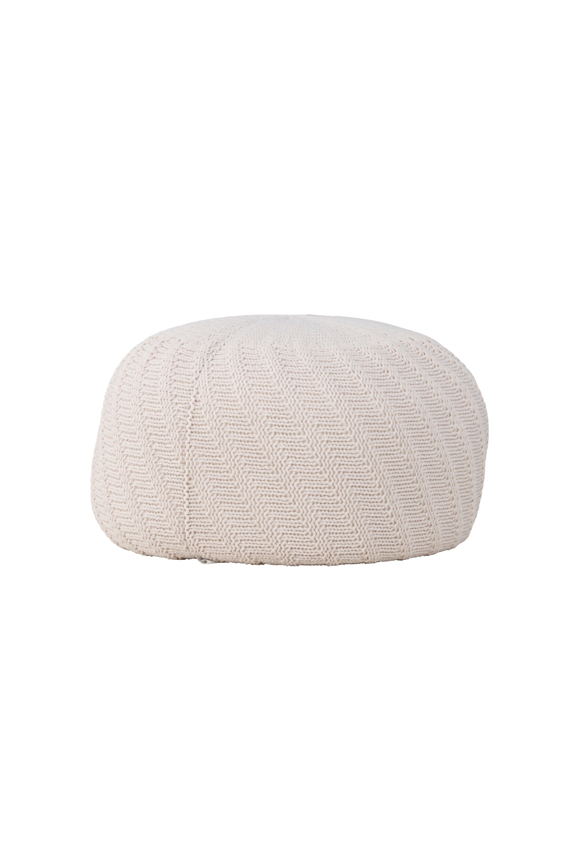 Pouf Ted in Offwhite präsentiert im Onlineshop von KAQTU Design AG. Pouf ist von Venture Home