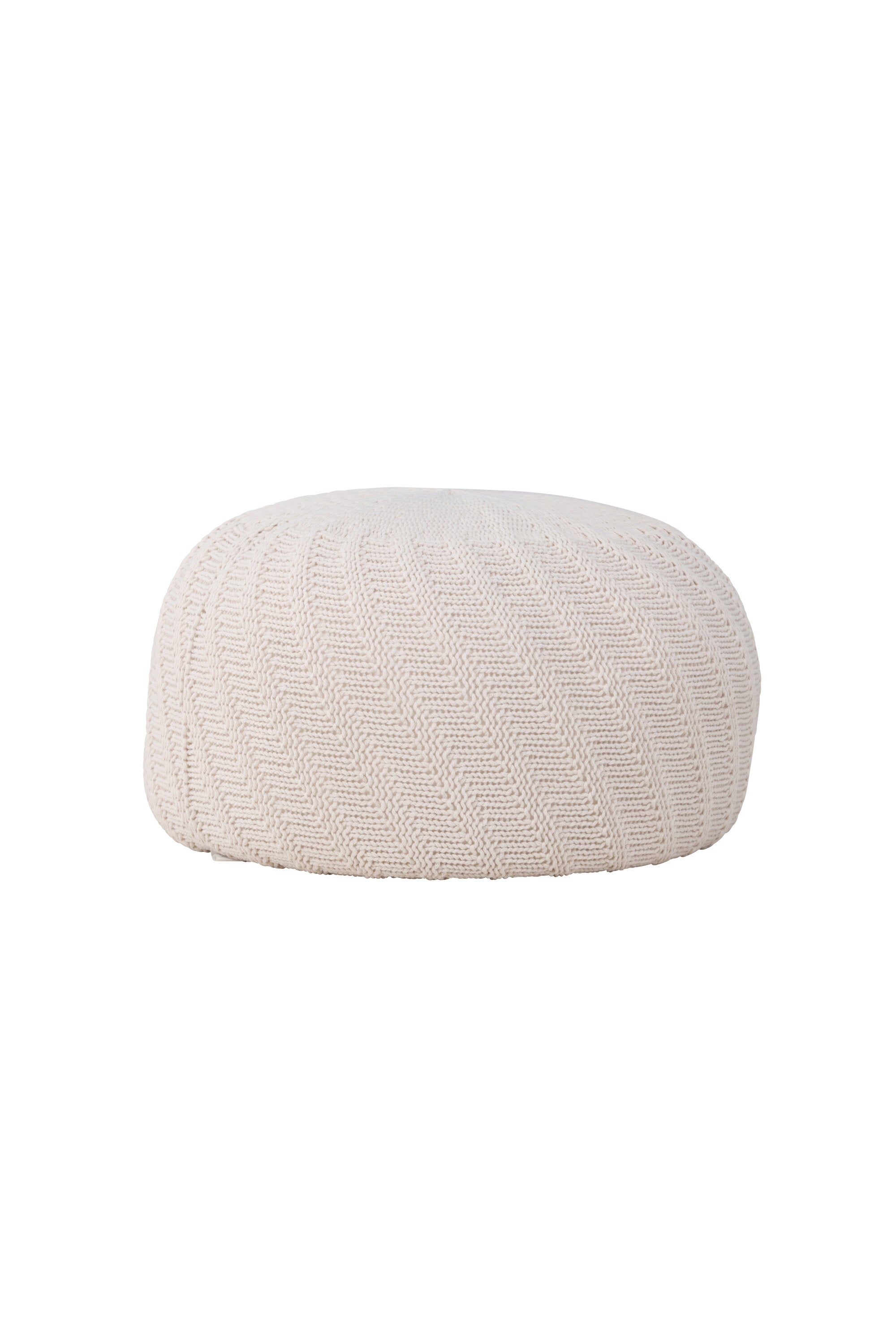 Pouf Ted in Offwhite präsentiert im Onlineshop von KAQTU Design AG. Pouf ist von Venture Home
