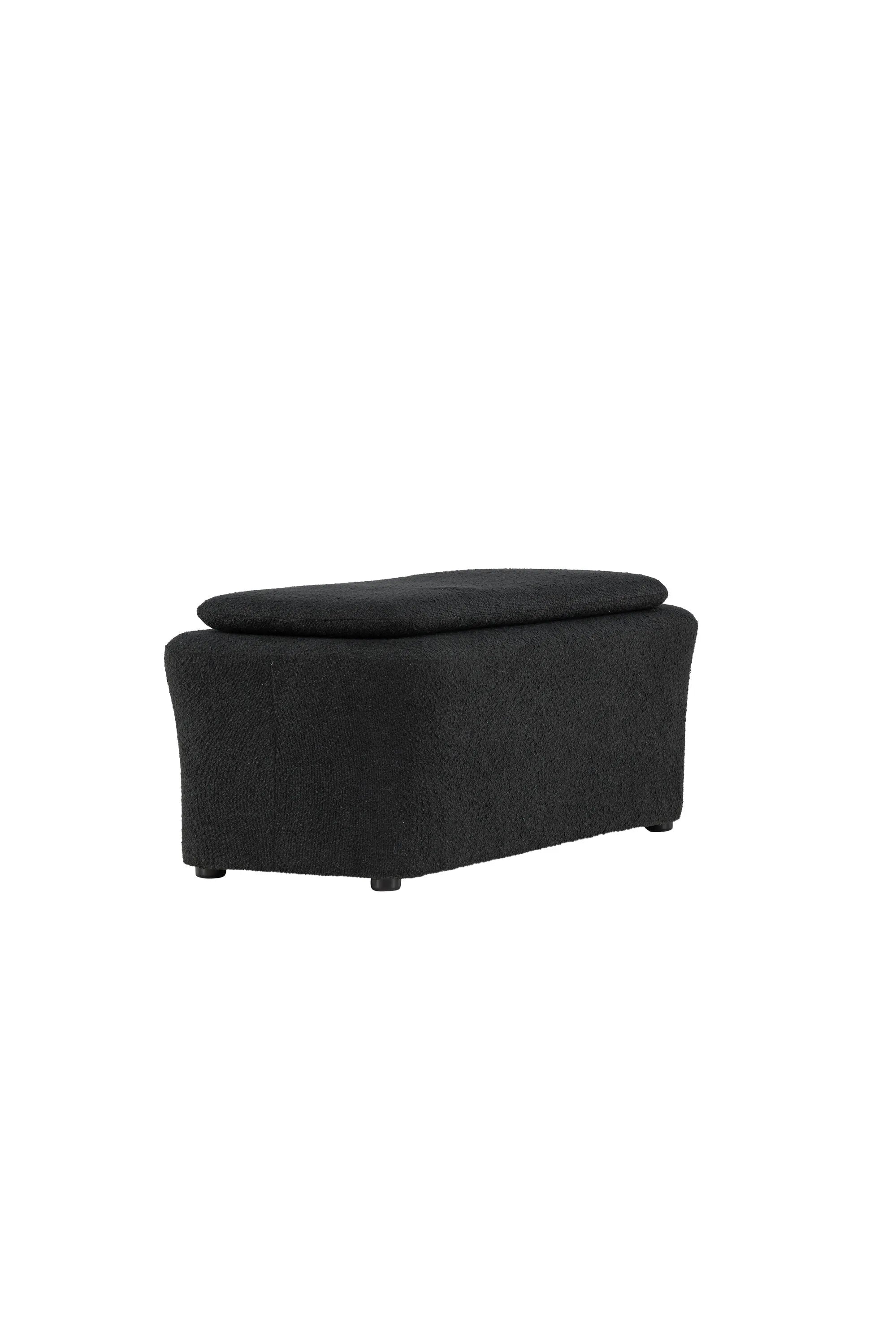 Laurel Ottoman in Schwarz präsentiert im Onlineshop von KAQTU Design AG. Ottoman ist von Venture Home