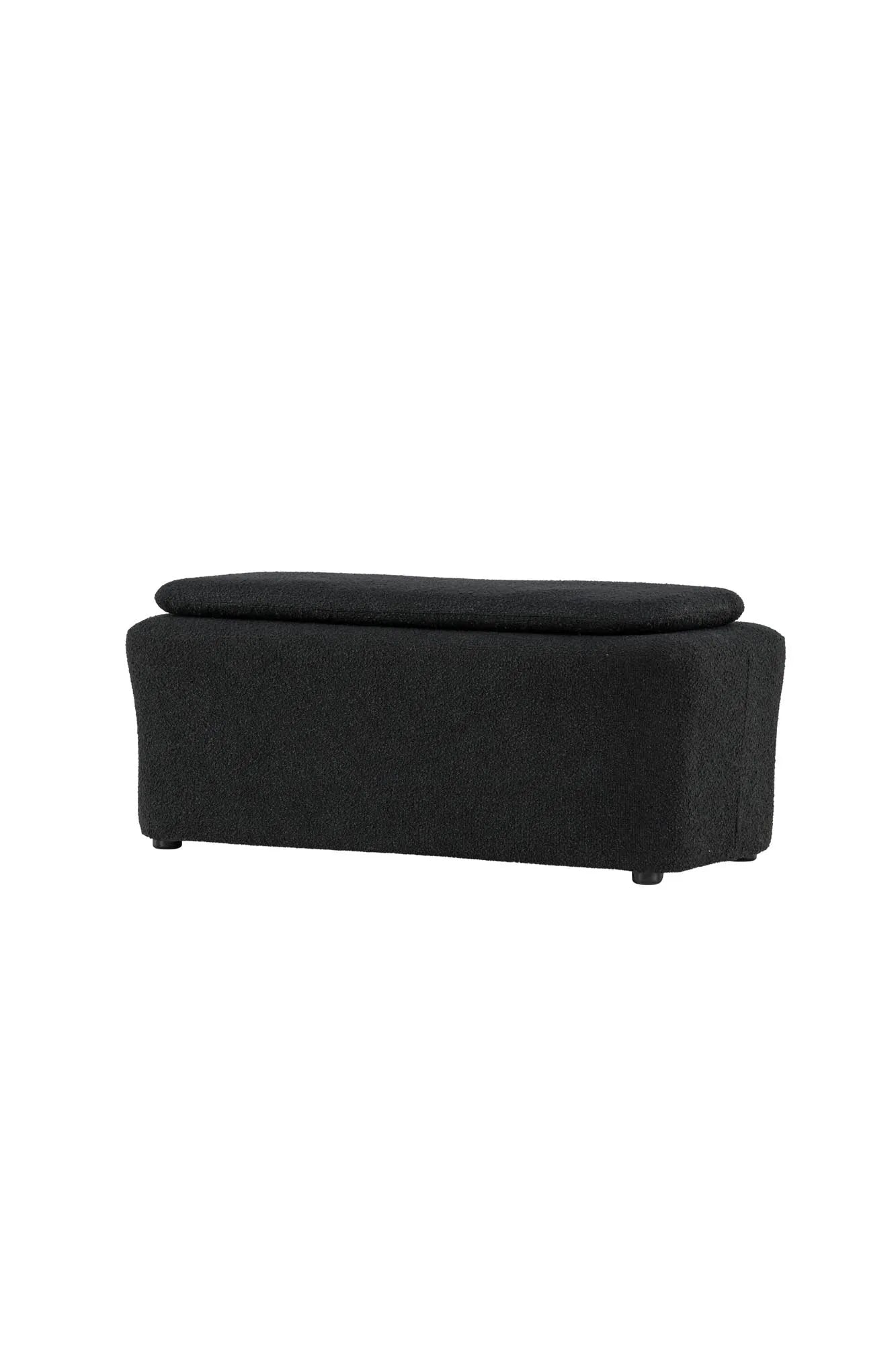 Laurel Ottoman in Schwarz präsentiert im Onlineshop von KAQTU Design AG. Ottoman ist von Venture Home