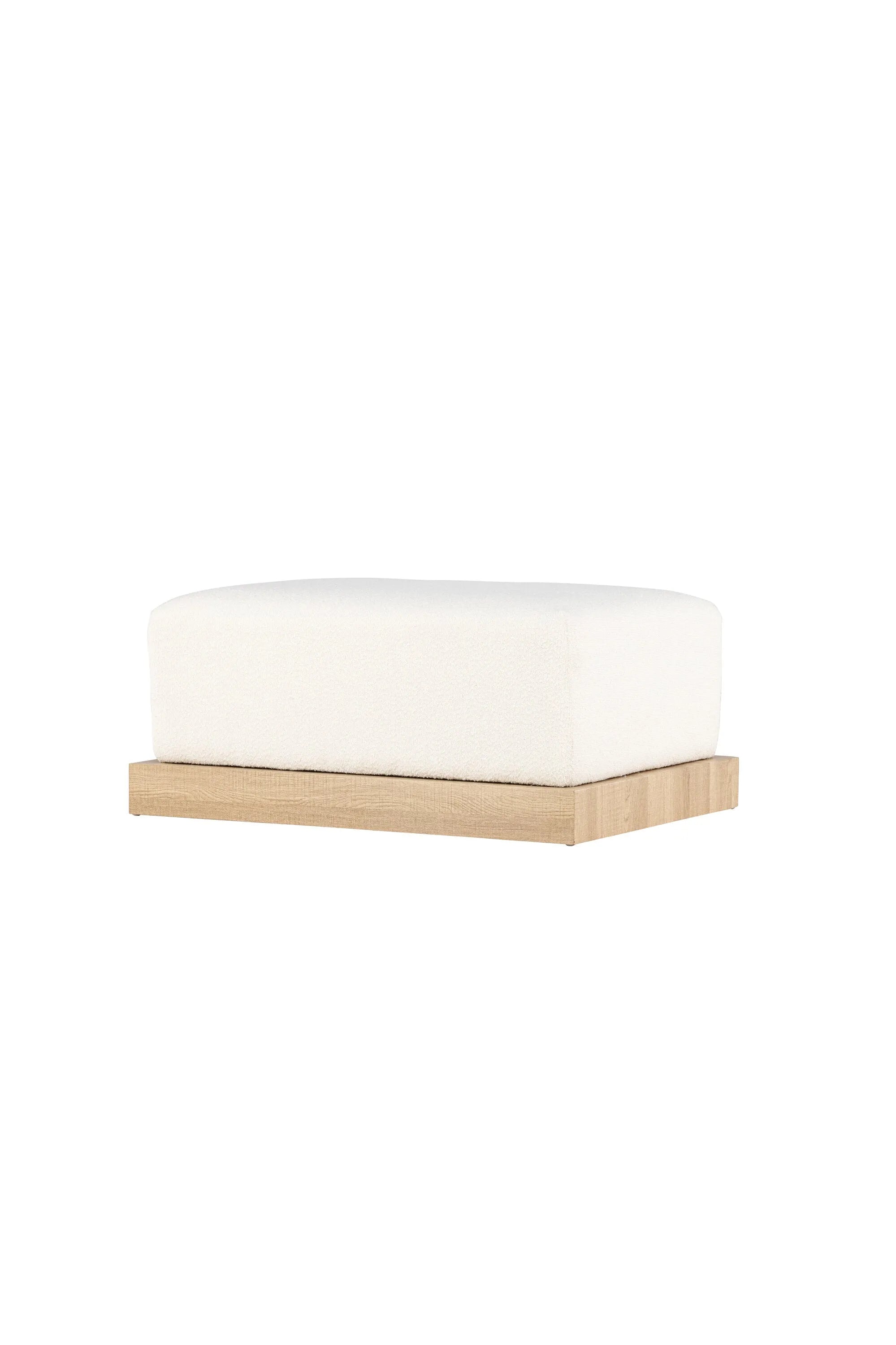 Ivy Ottoman von Venture Home: Stilvoller Bouclé für Ihr Zuhause.