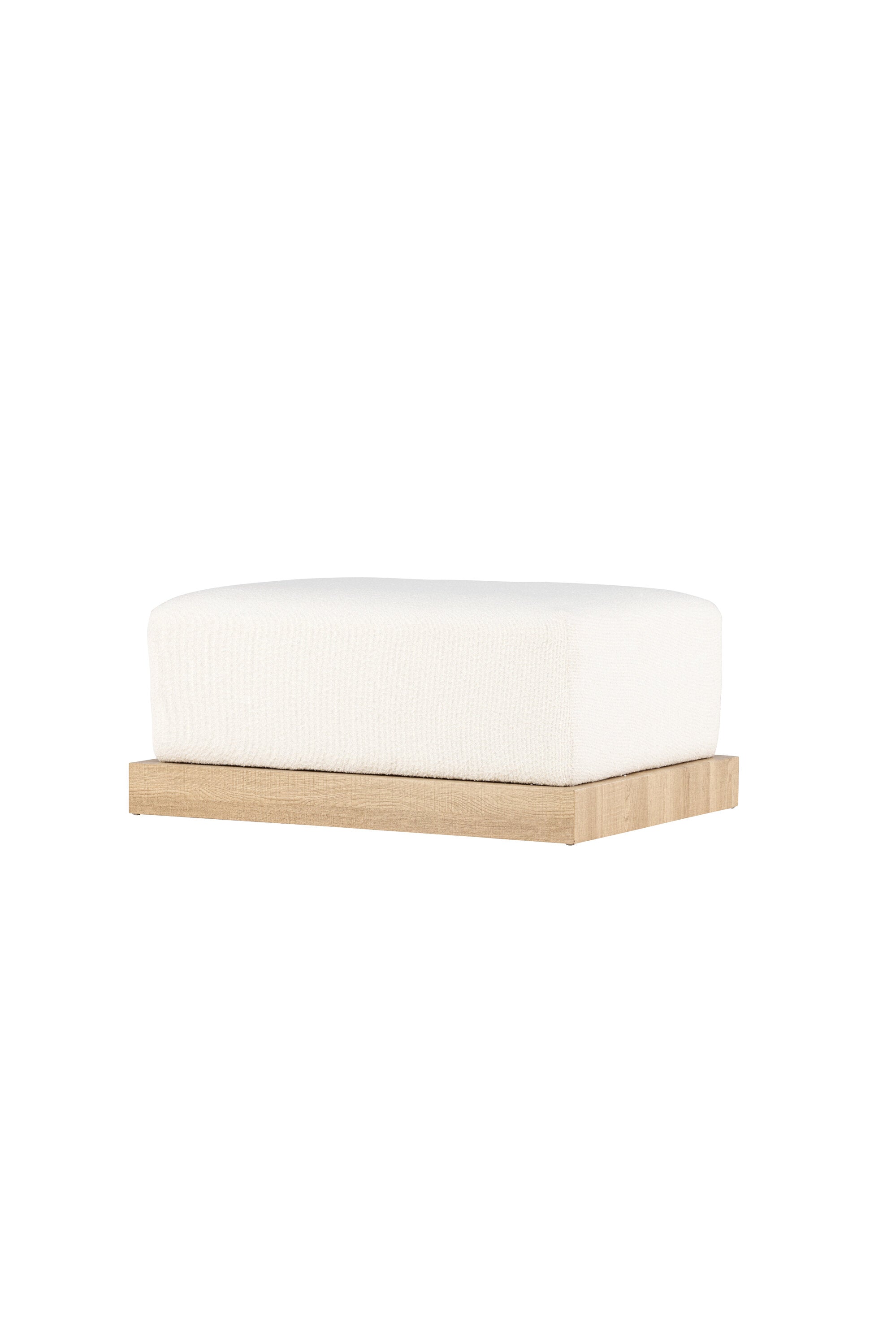 Ivy Ottoman von Venture Home: Stilvoller Bouclé für Ihr Zuhause.