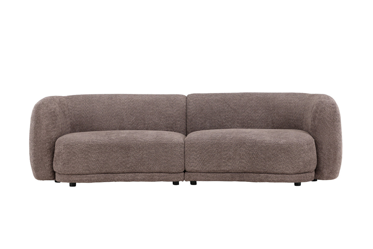 Cielo 3-Seat Sofa in Schwarz Braun präsentiert im Onlineshop von KAQTU Design AG. 3er Sofa ist von Venture Home
