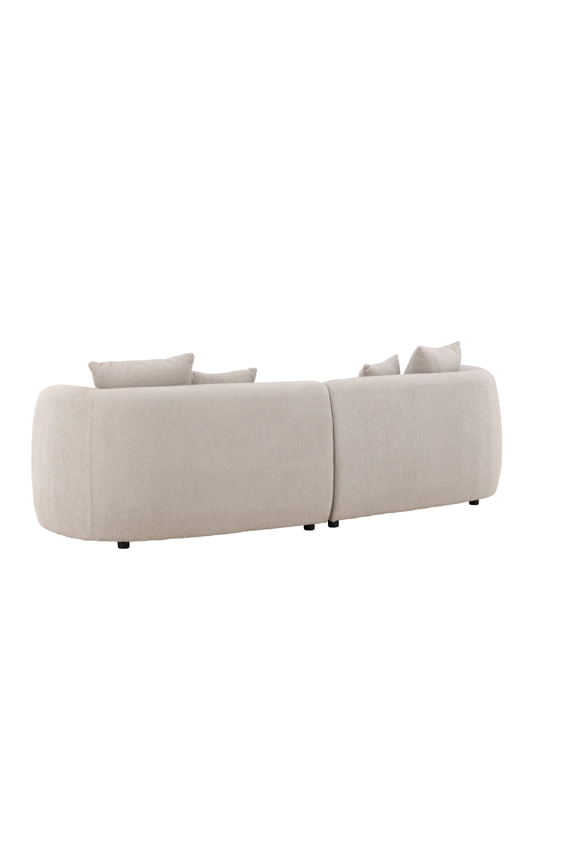 Das Cielo 3-Sitzer Sofa von Venture Home kombiniert modernes Design mit Komfort, ideal für stilvolle Wohnbereiche.