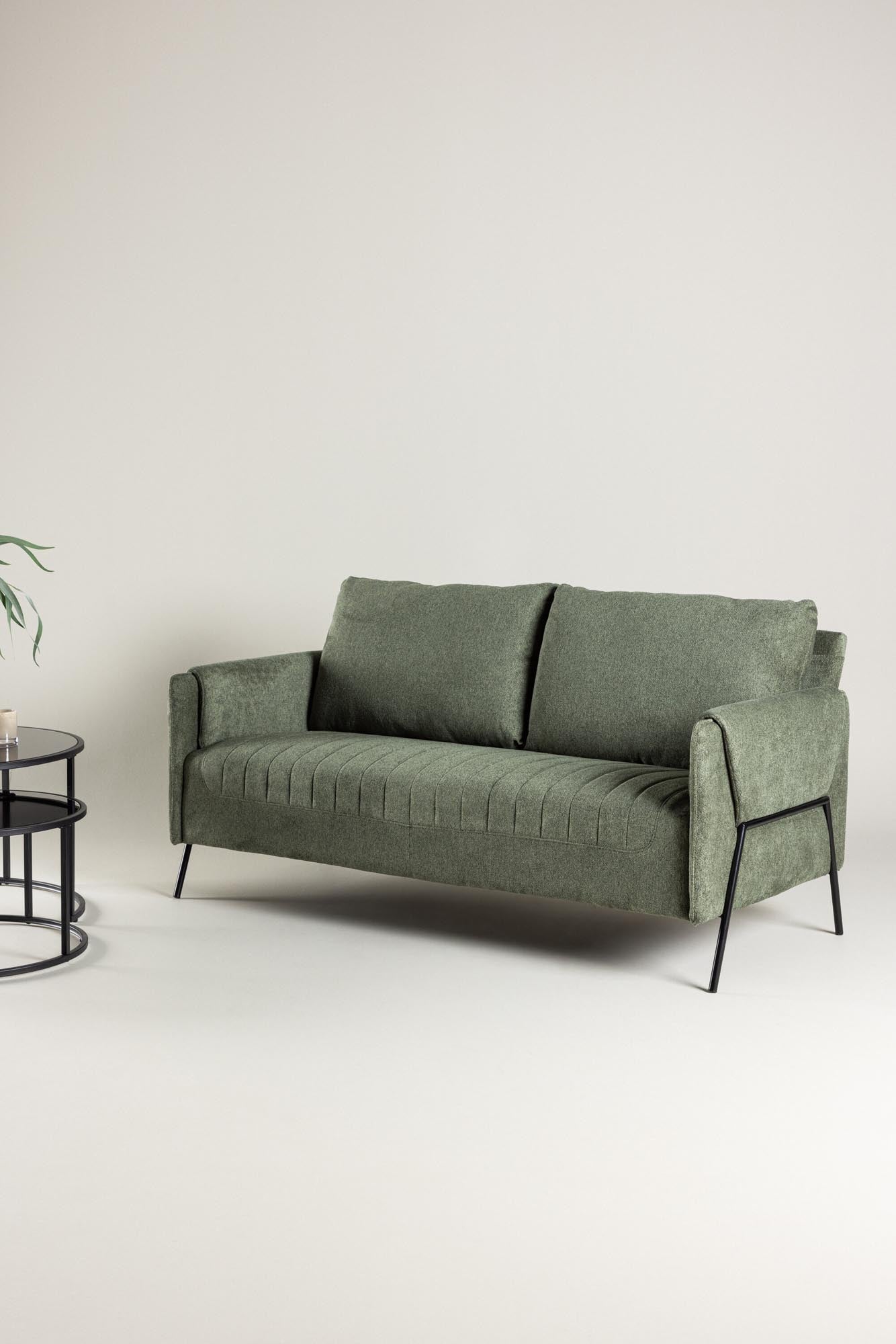 Indigo 2-Seat Sofa in Beige/Schwarz präsentiert im Onlineshop von KAQTU Design AG. 2er Sofa ist von Venture Home